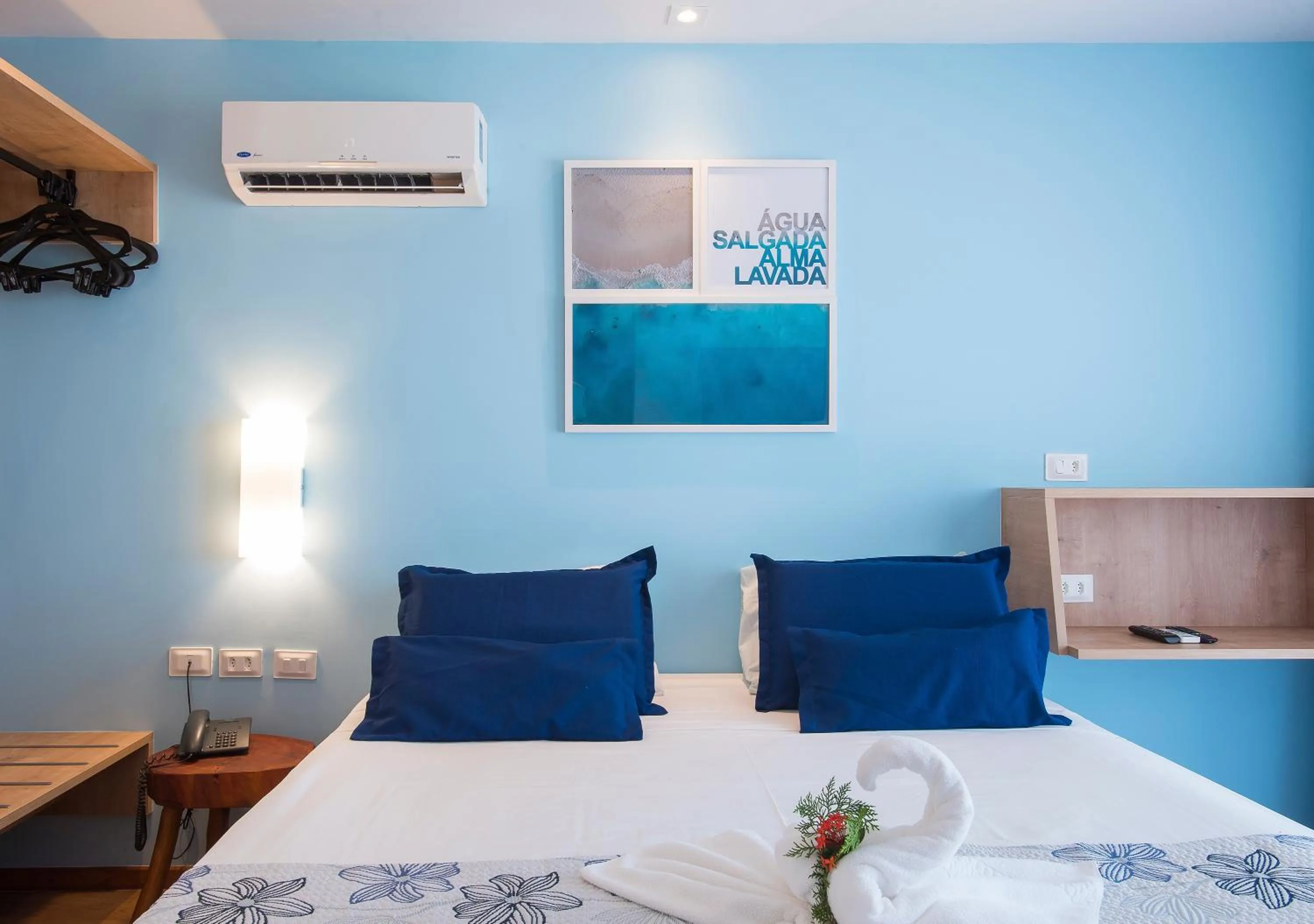 Bed in Pousada Olho D'água