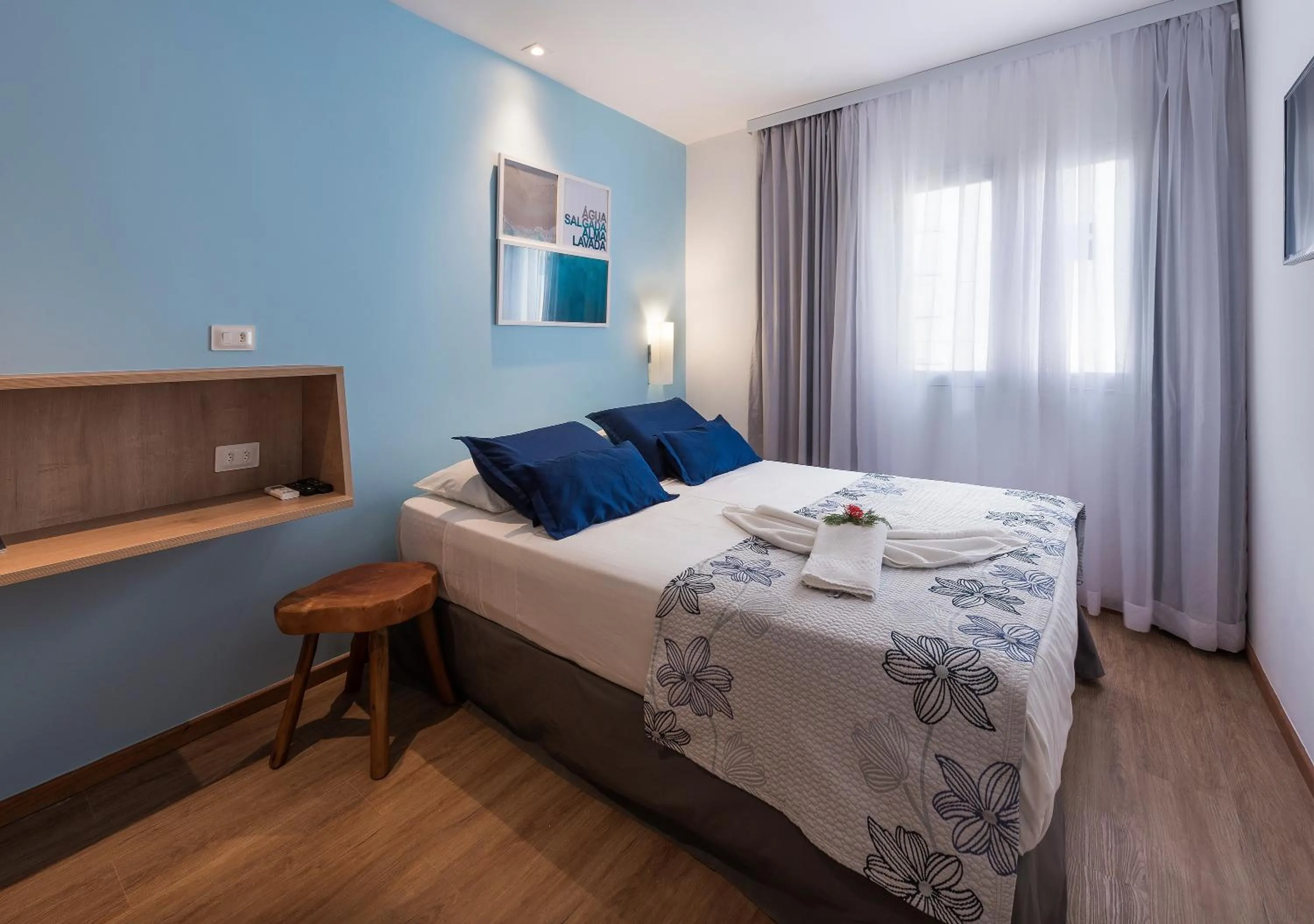 Bed in Pousada Olho D'água