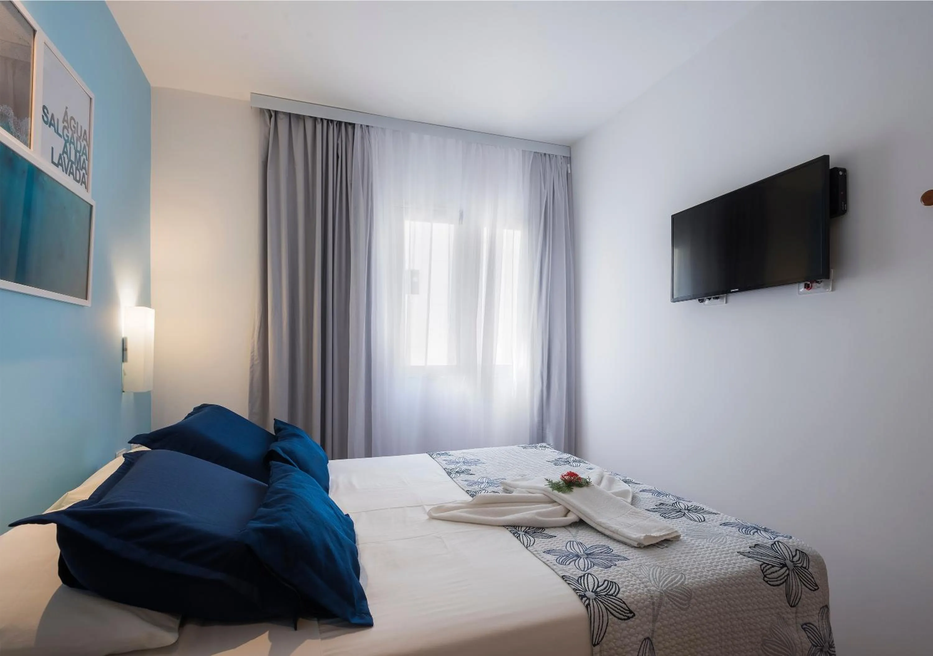 Bed in Pousada Olho D'água