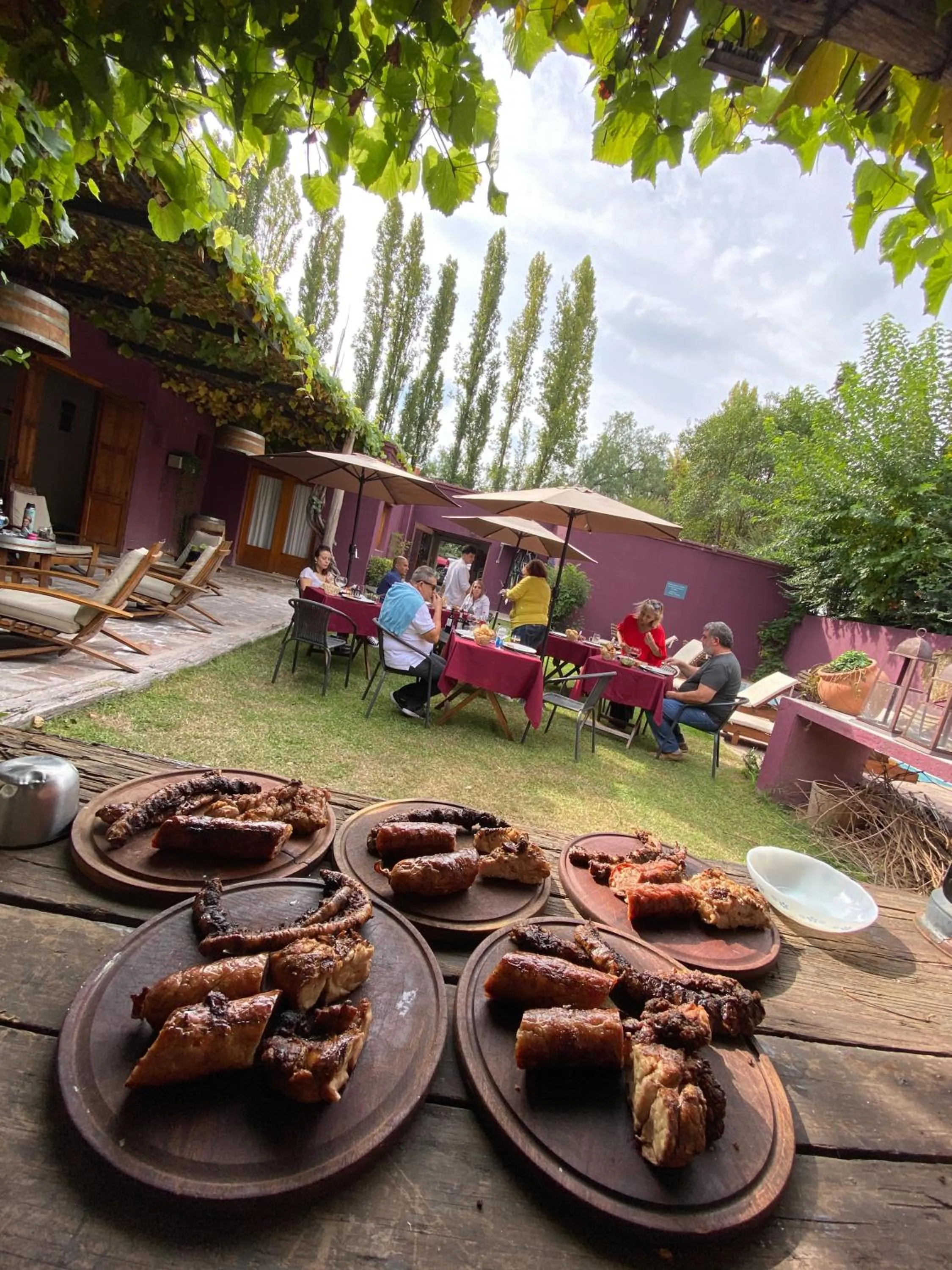 Patio in Posada Borravino