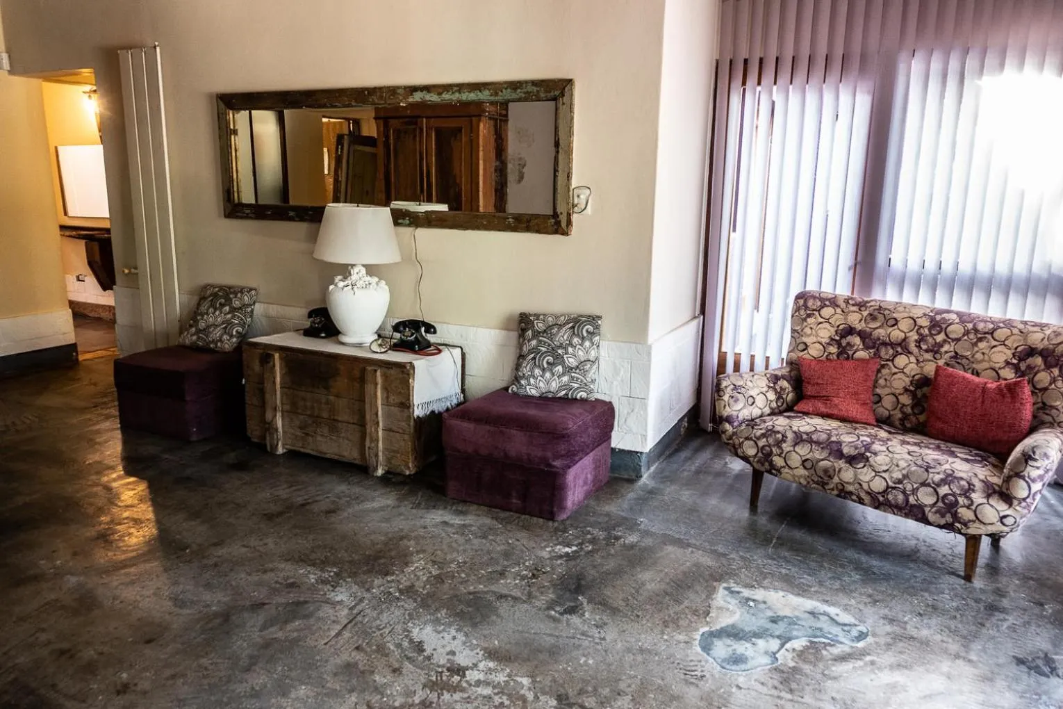 Living room in Posada Borravino