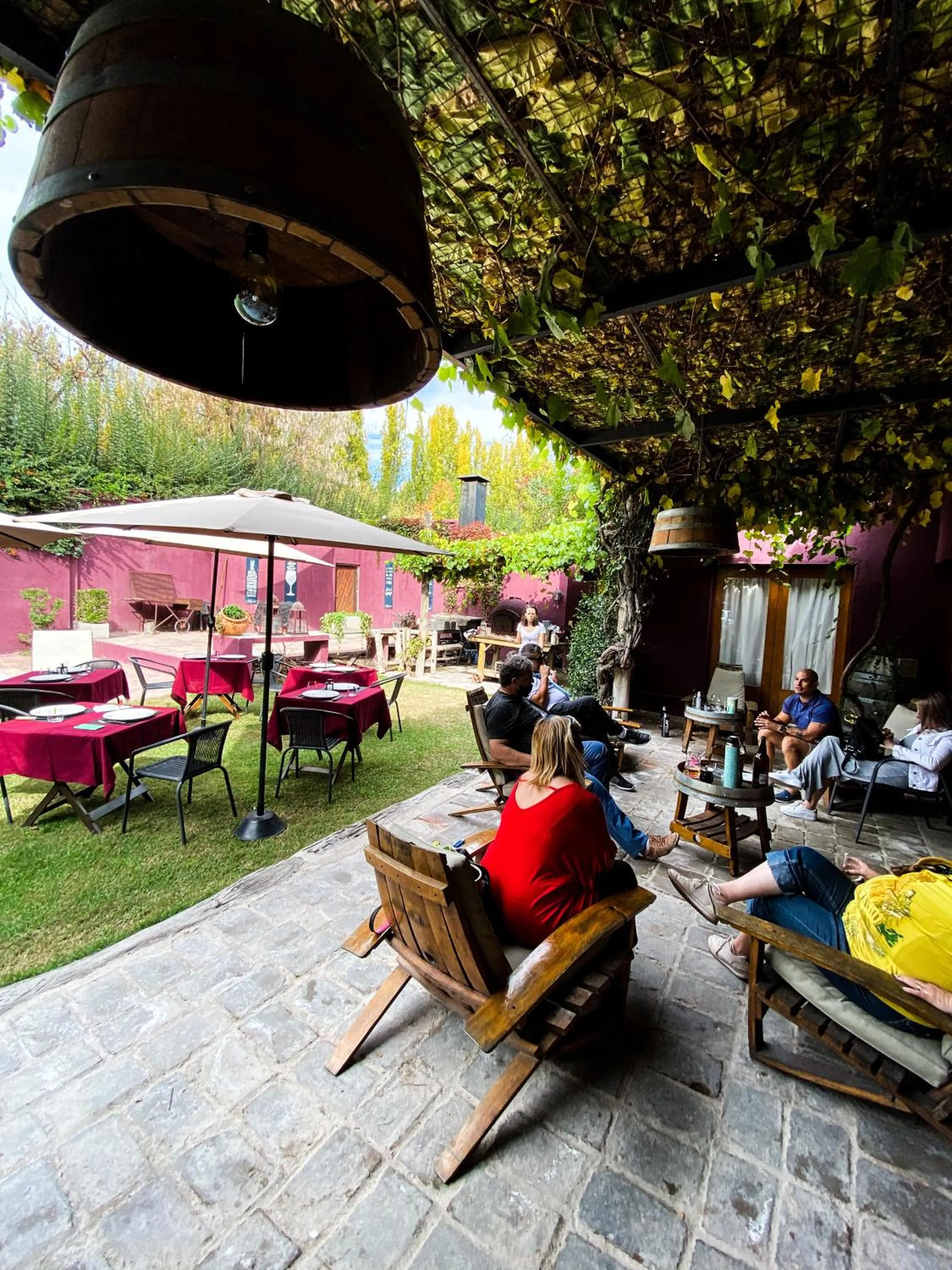 Patio in Posada Borravino