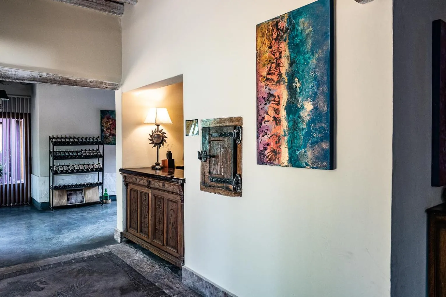 Lobby or reception in Posada Borravino