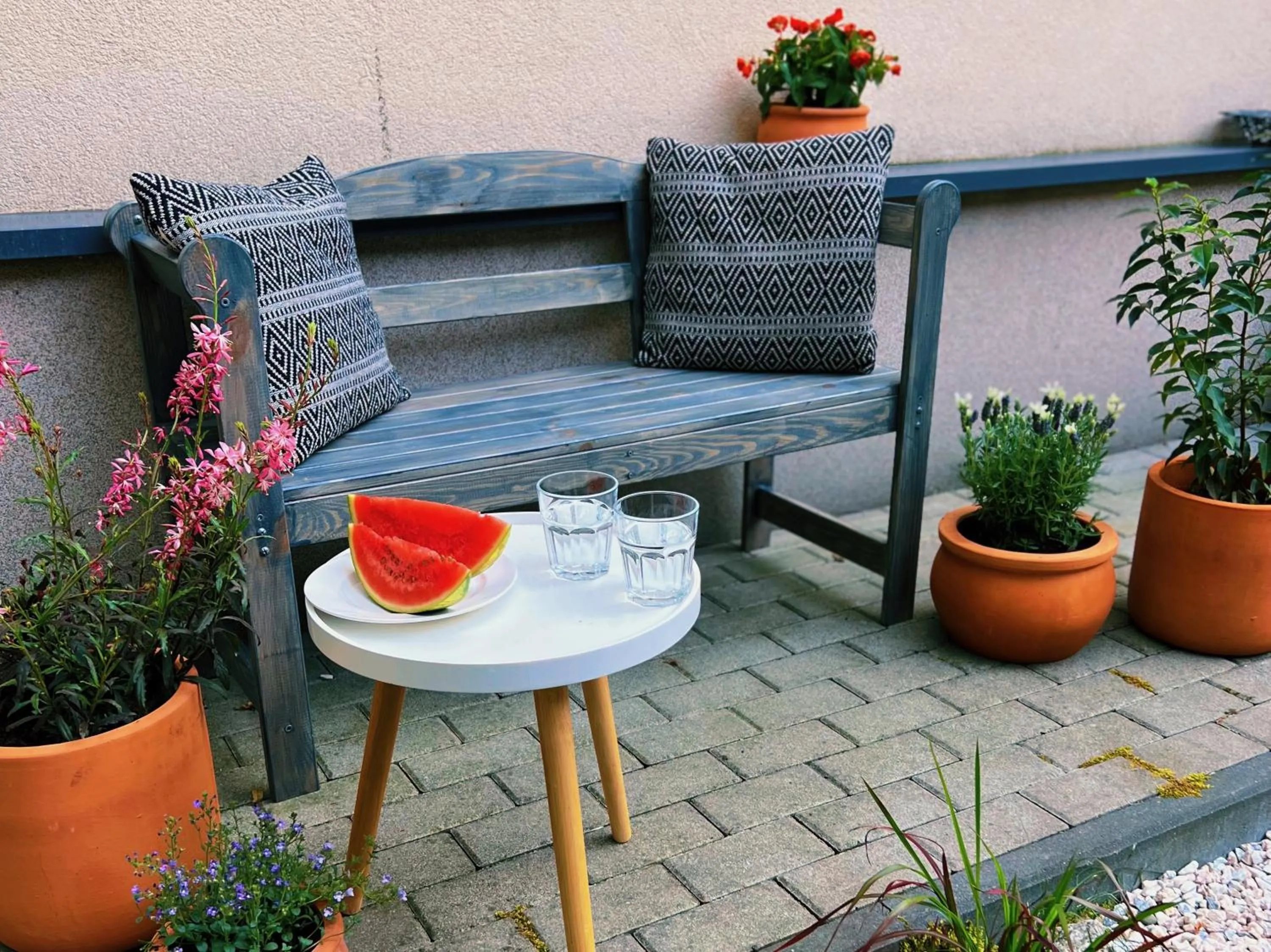 Garden in Krakow Central Apartments