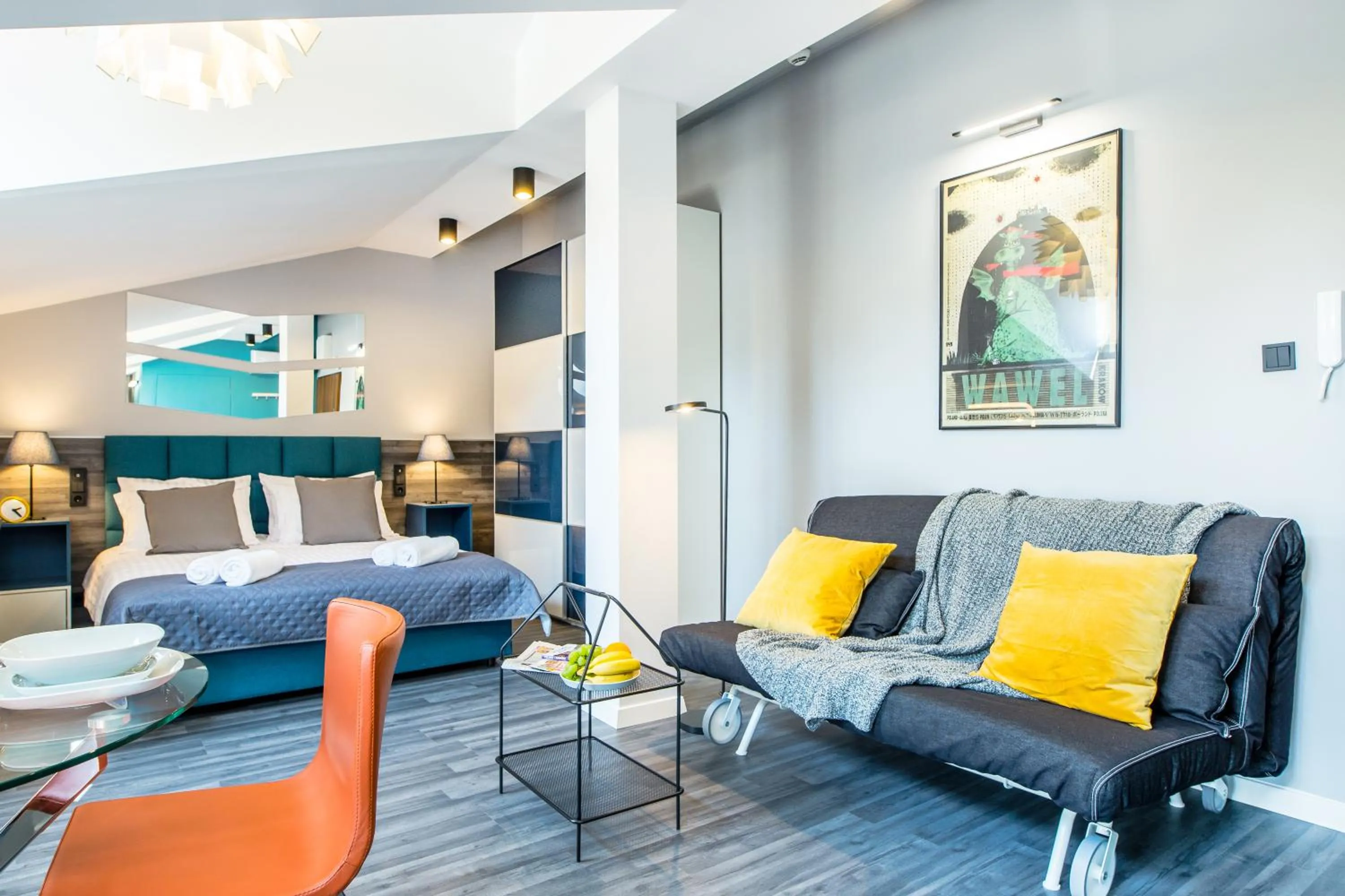 Bedroom in Krakow Central Apartments