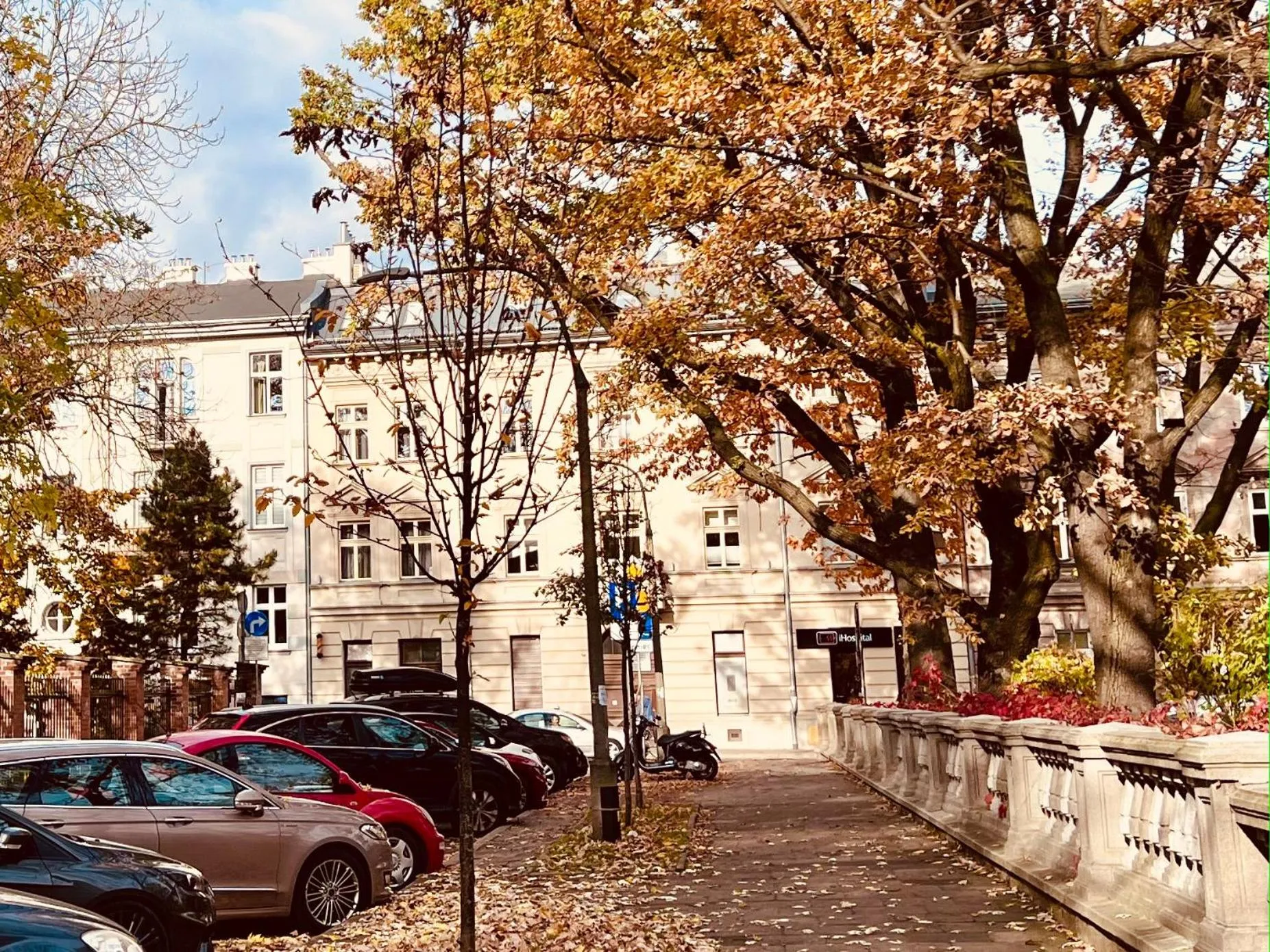 Property building in Krakow Central Apartments