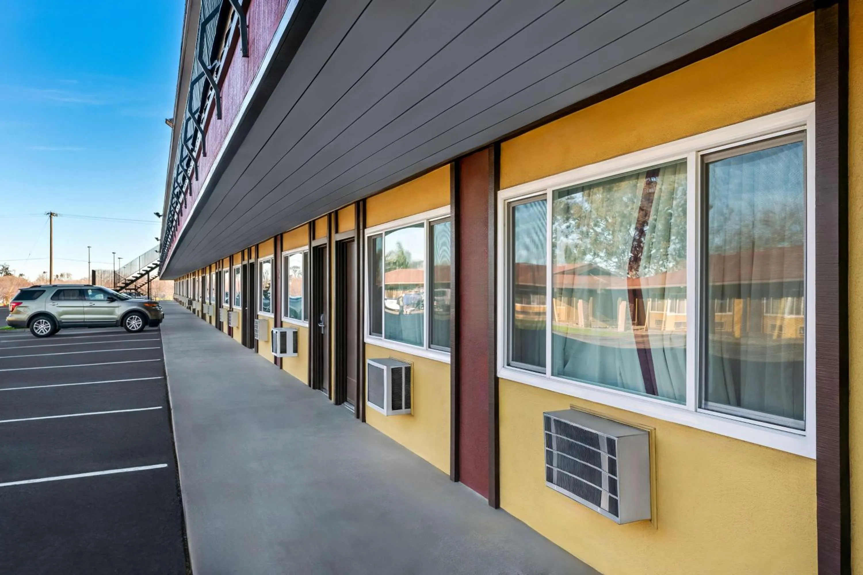 Property building in Americas Best Value Inn Vacaville