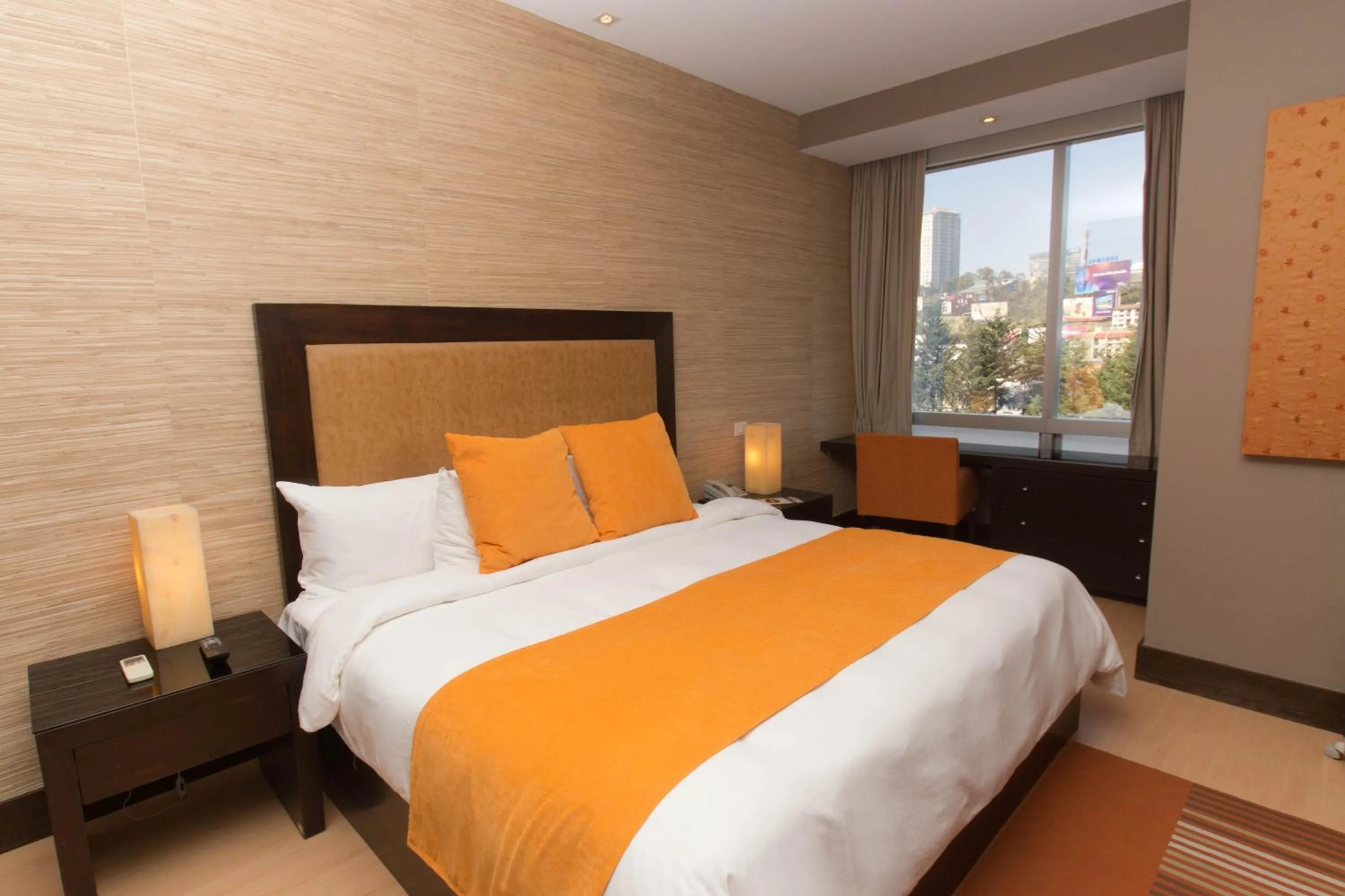 Bedroom, Bed in Hausuites