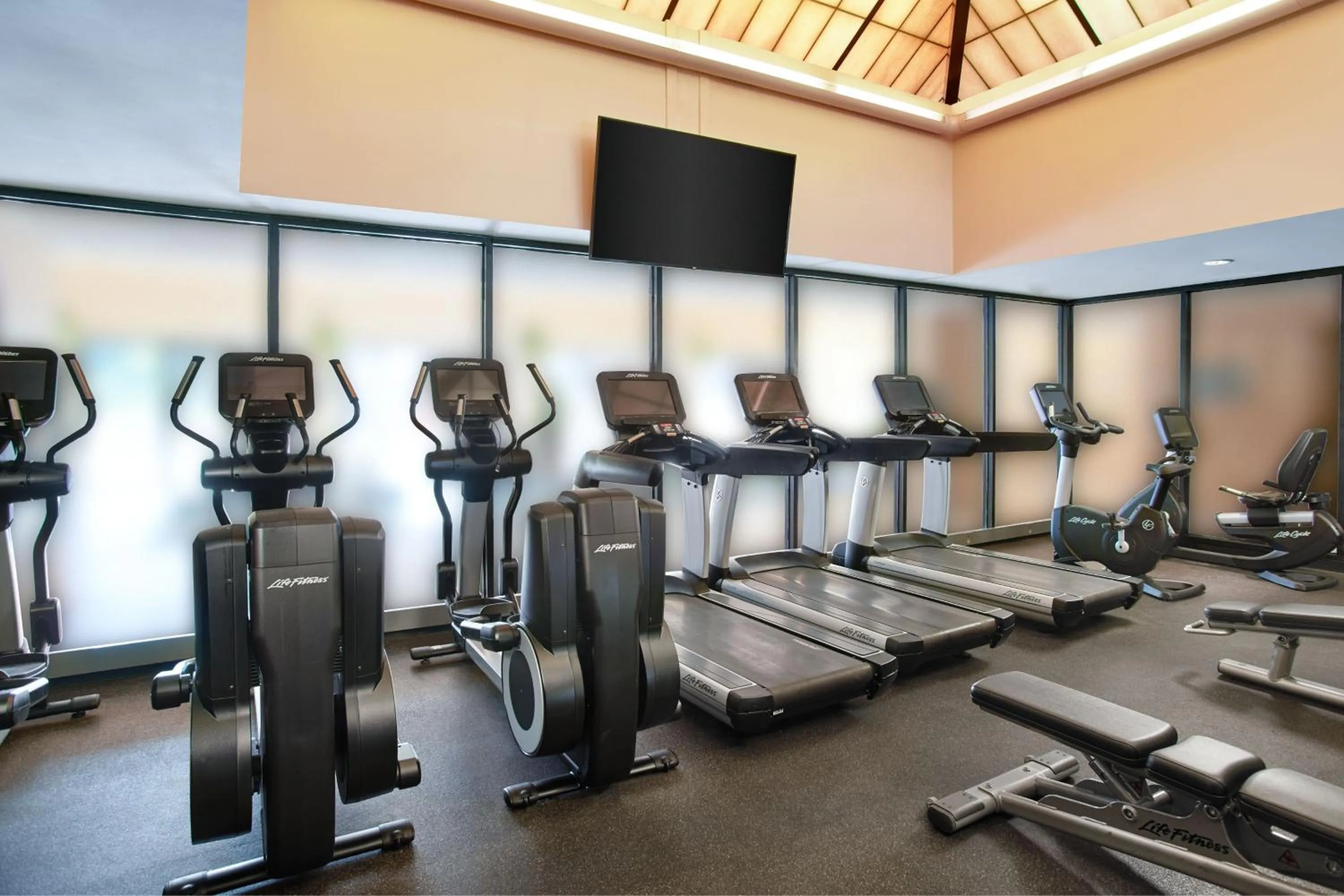 Fitness centre/facilities in Atlanta Marriott Suites Midtown