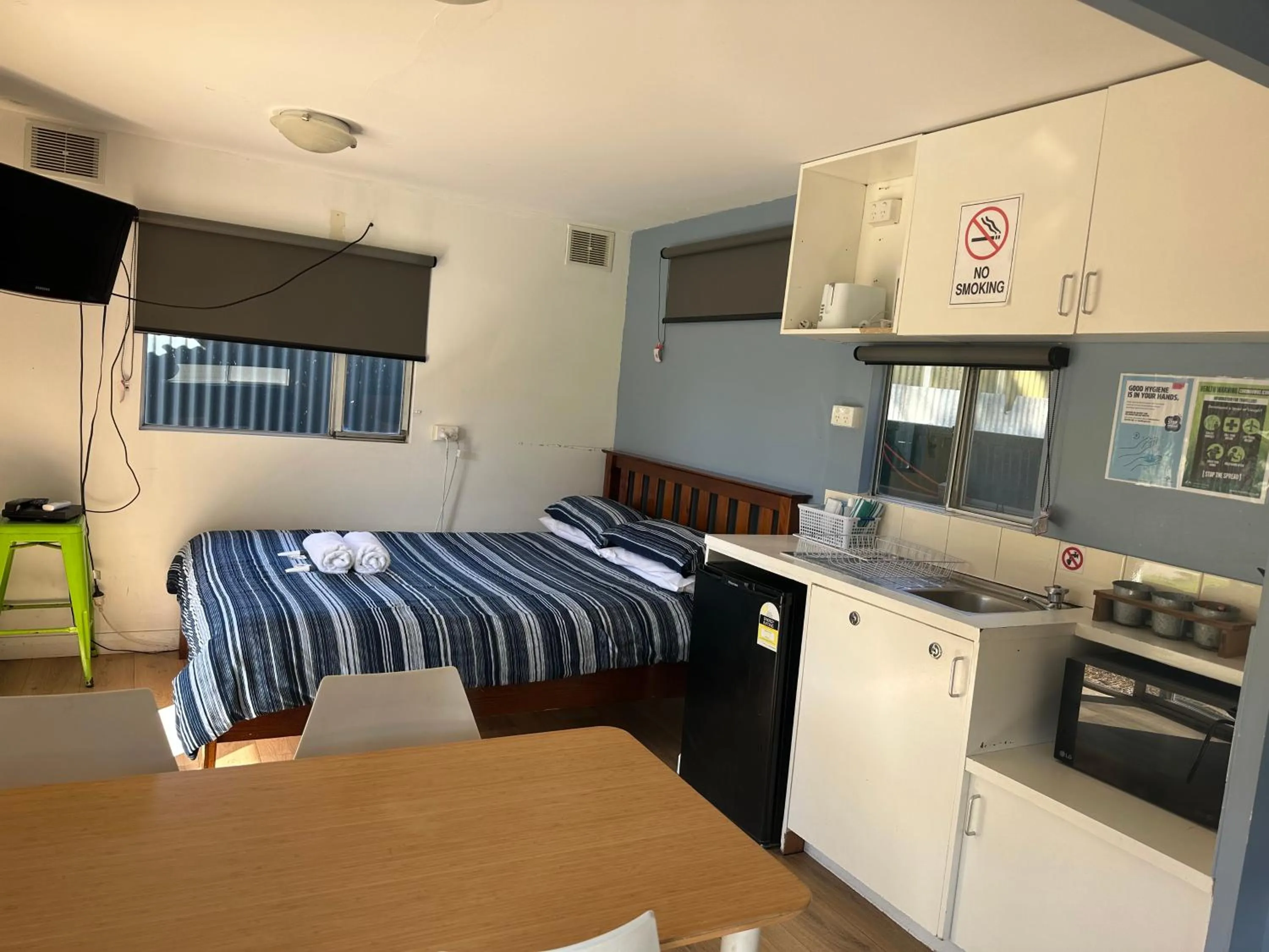 Bed in Second Valley Caravan Park