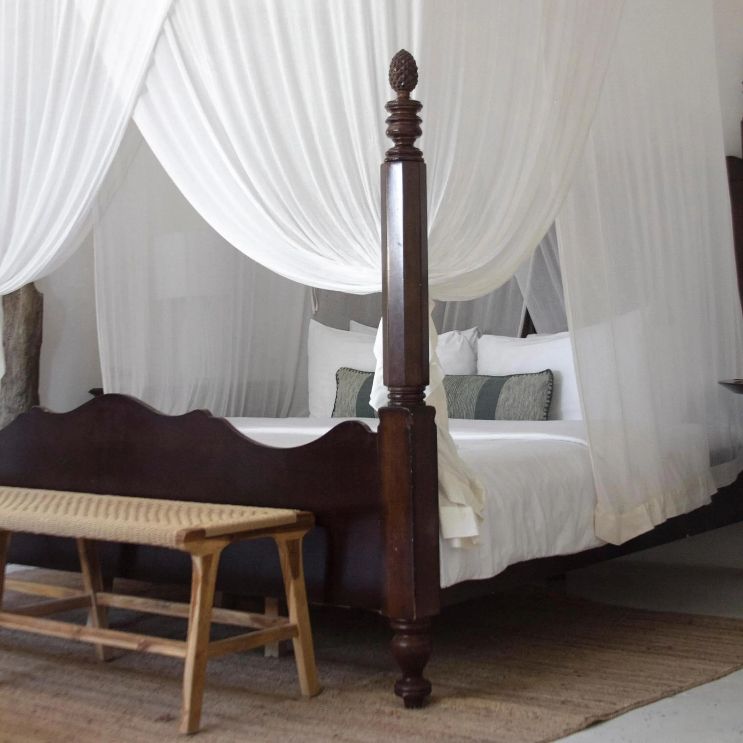 Decorative detail, Bed in Ser Casasandra Boutique Hotel