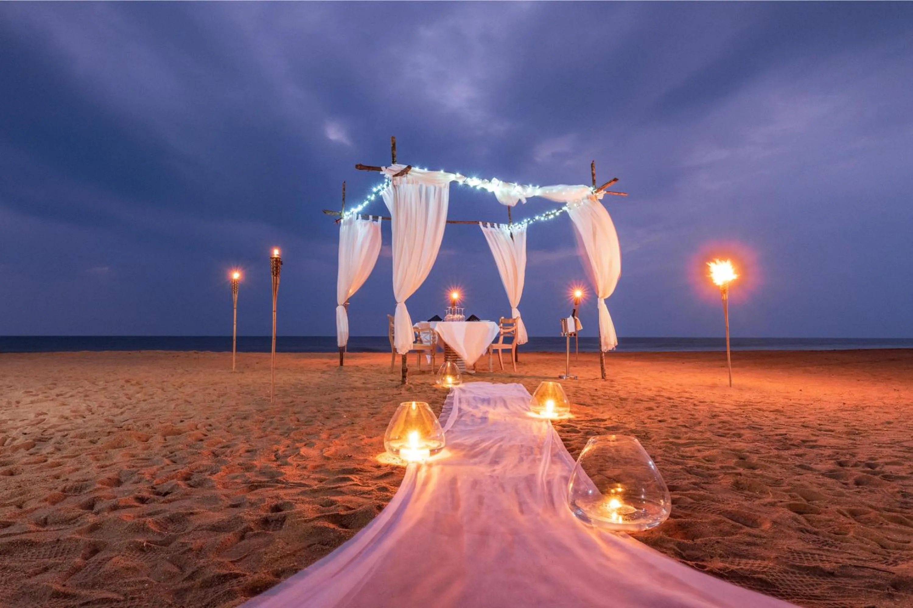 Night in Clove Beach Wadduwa