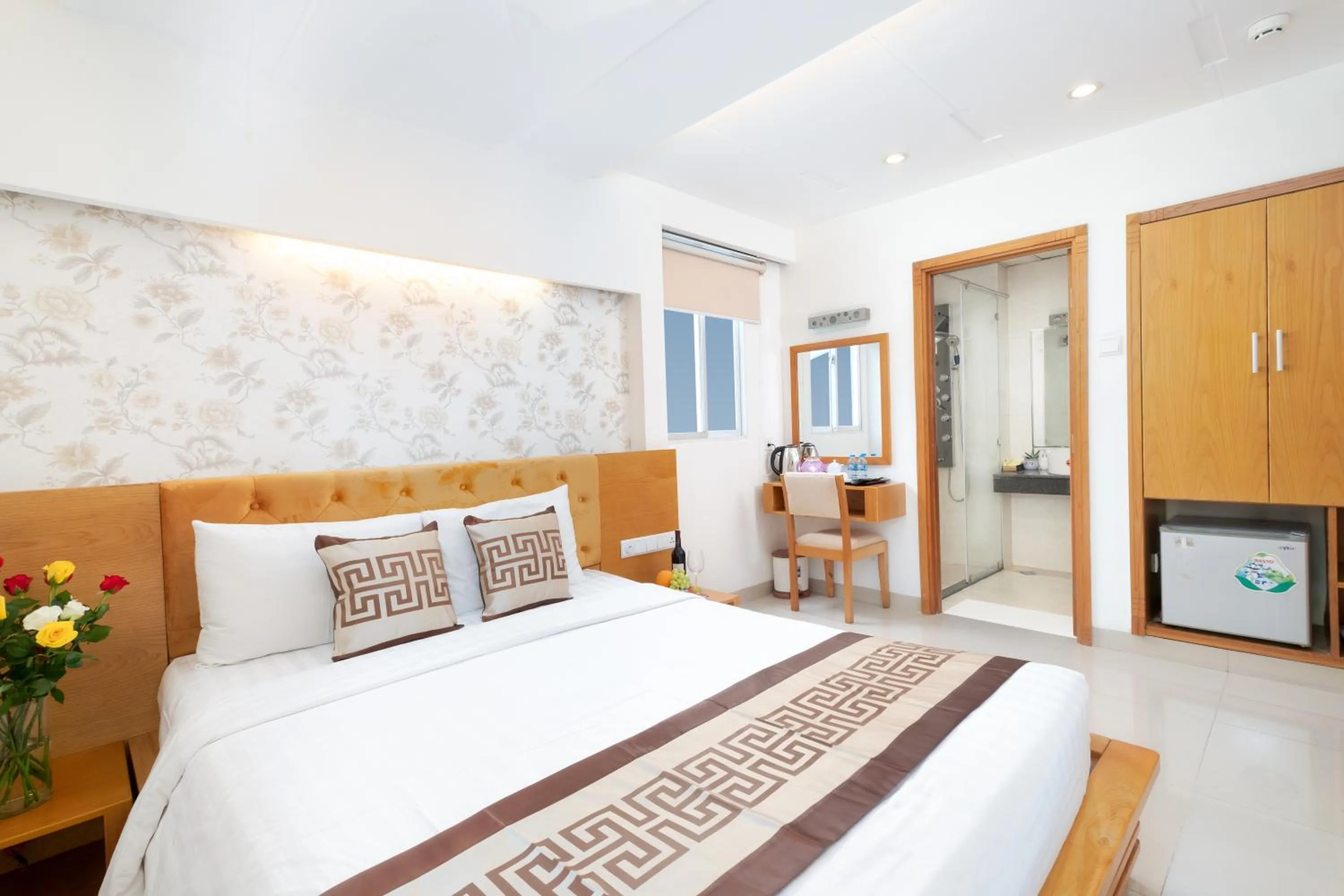 Bed in Gia Huy Hotel