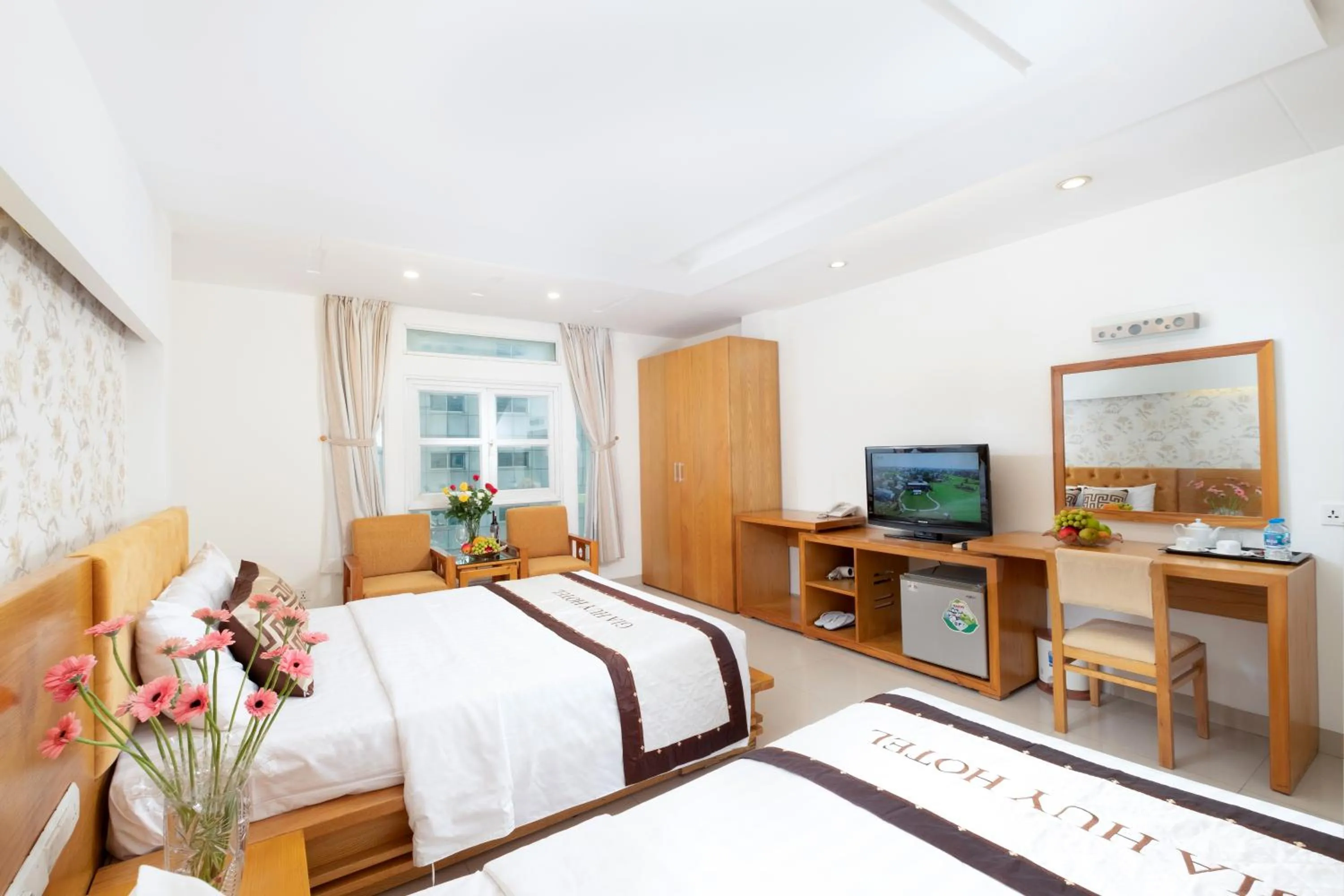 Bed in Gia Huy Hotel