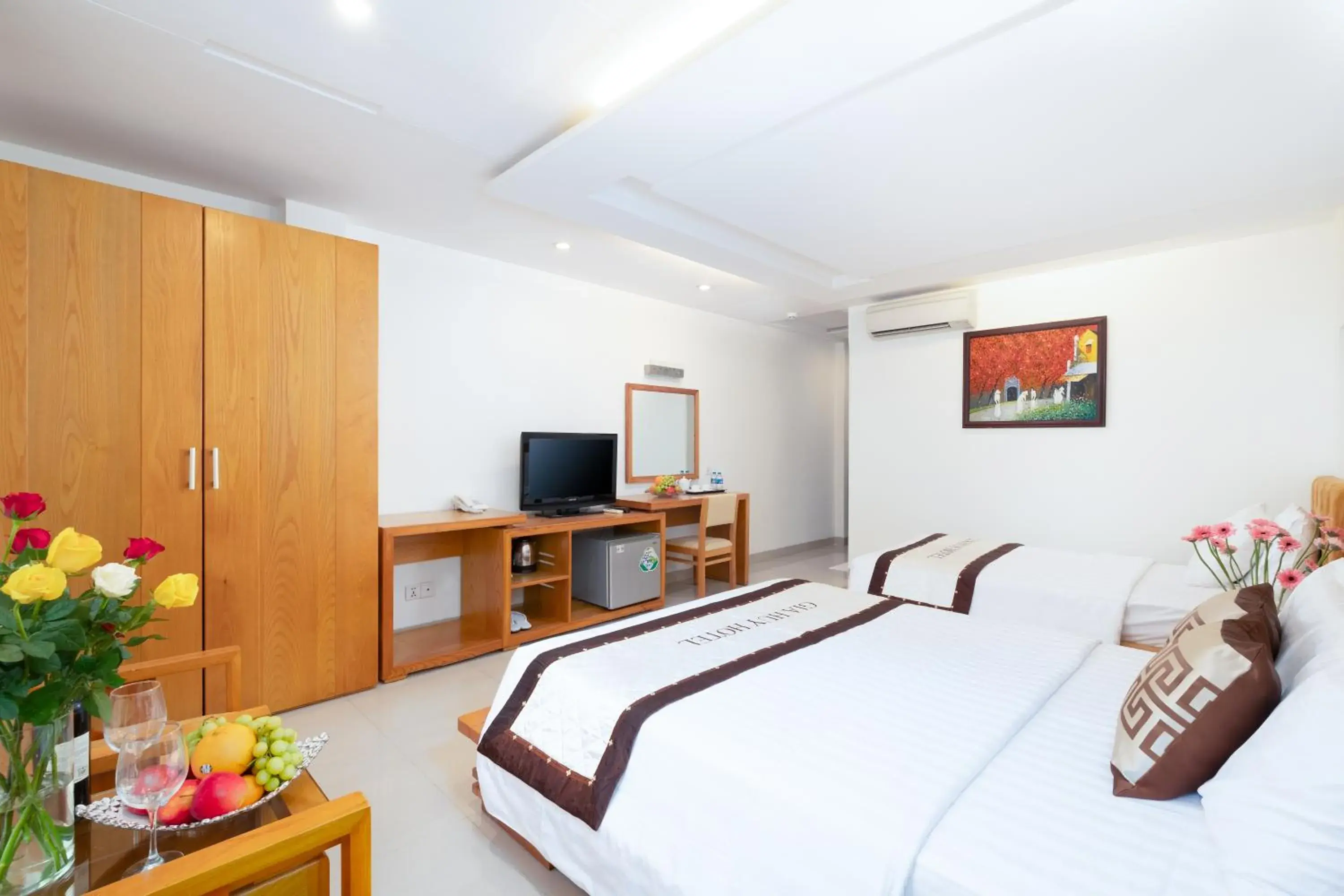 Bed in Gia Huy Hotel Bed in Gia Huy Hotel