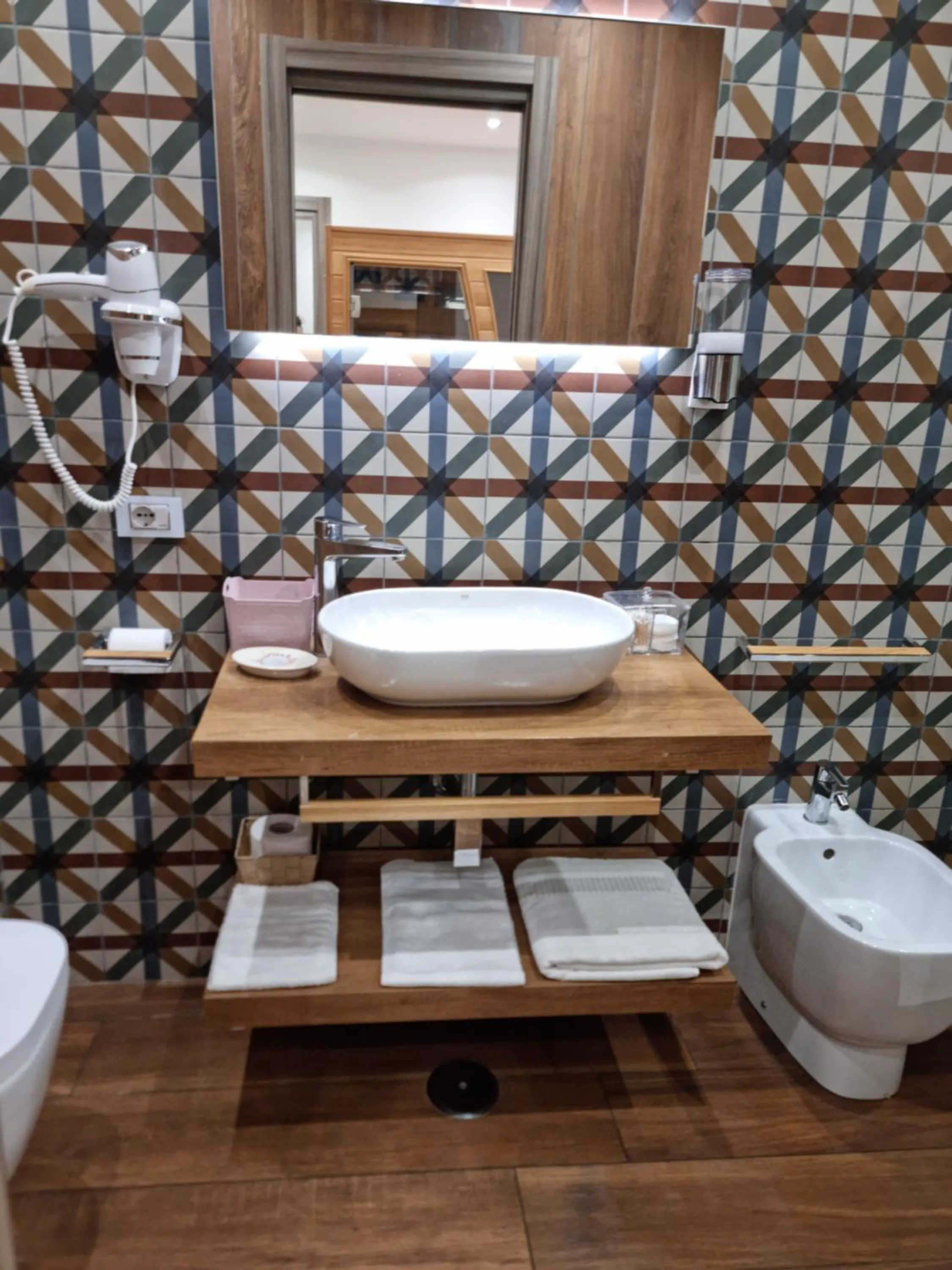 Bathroom in EL Corazon De Napoles, Centro Històrico