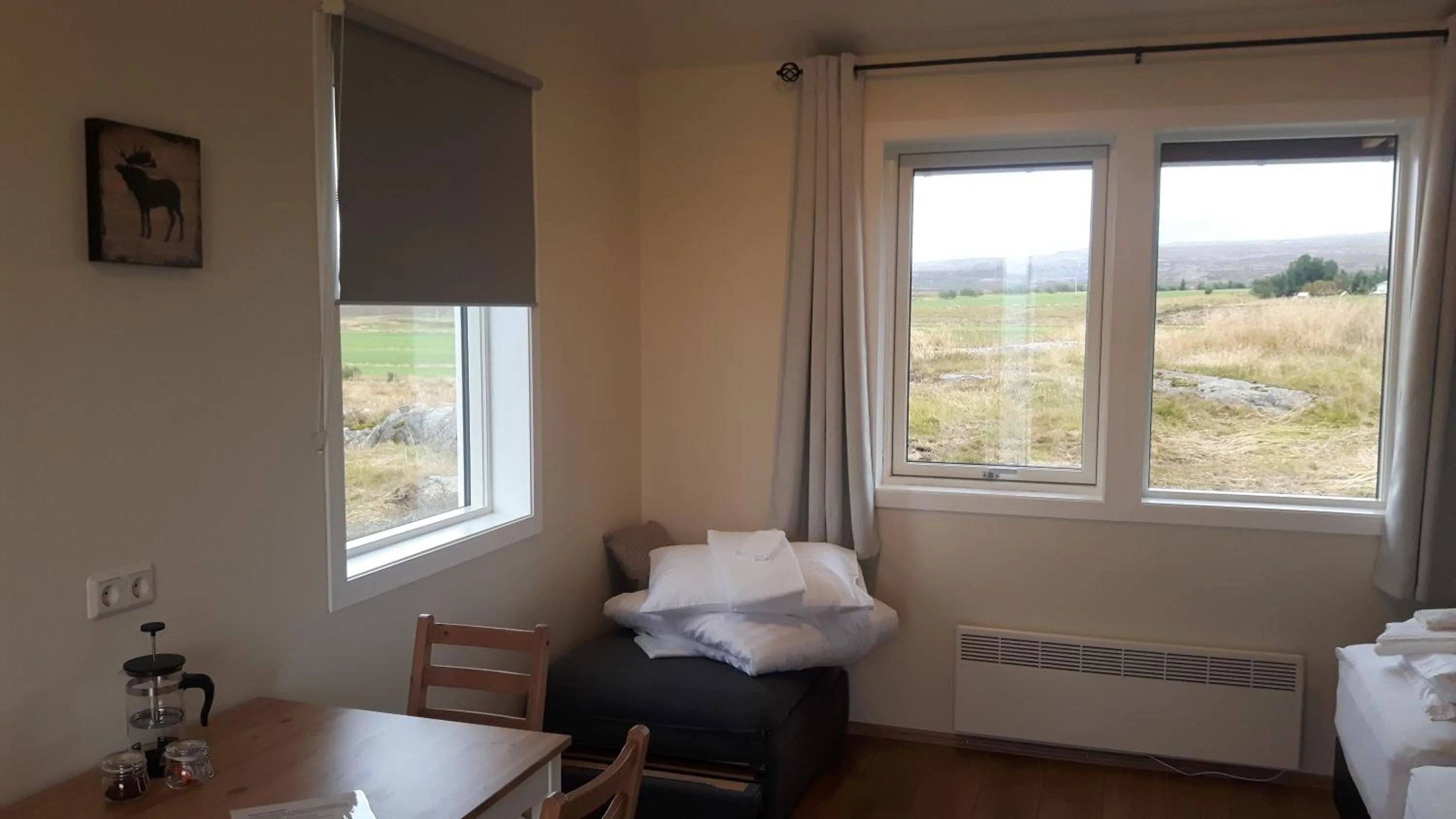 Bedroom in Hjartarstaðir Guesthouse