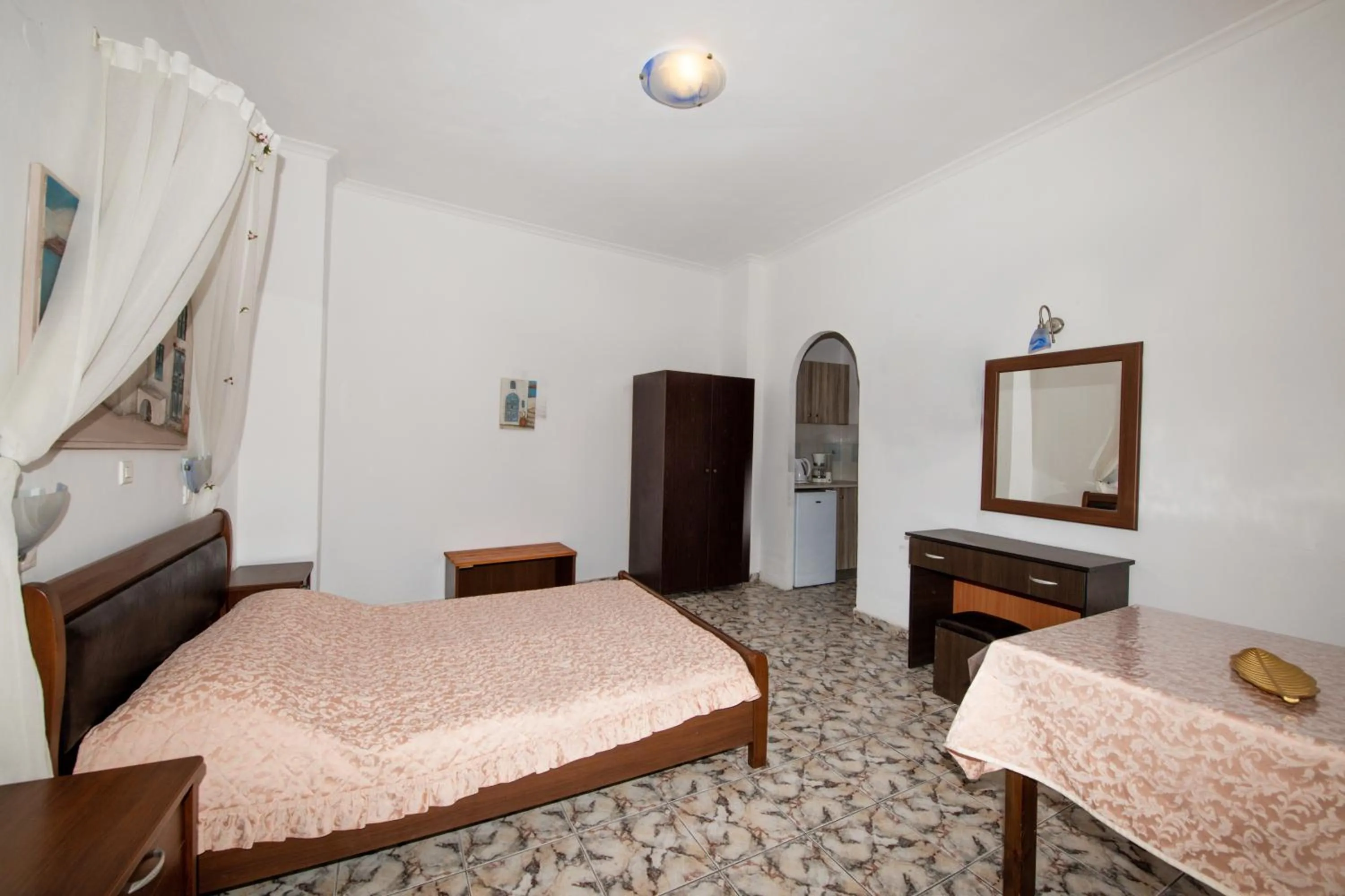 Bed in Sweet Heart Studios