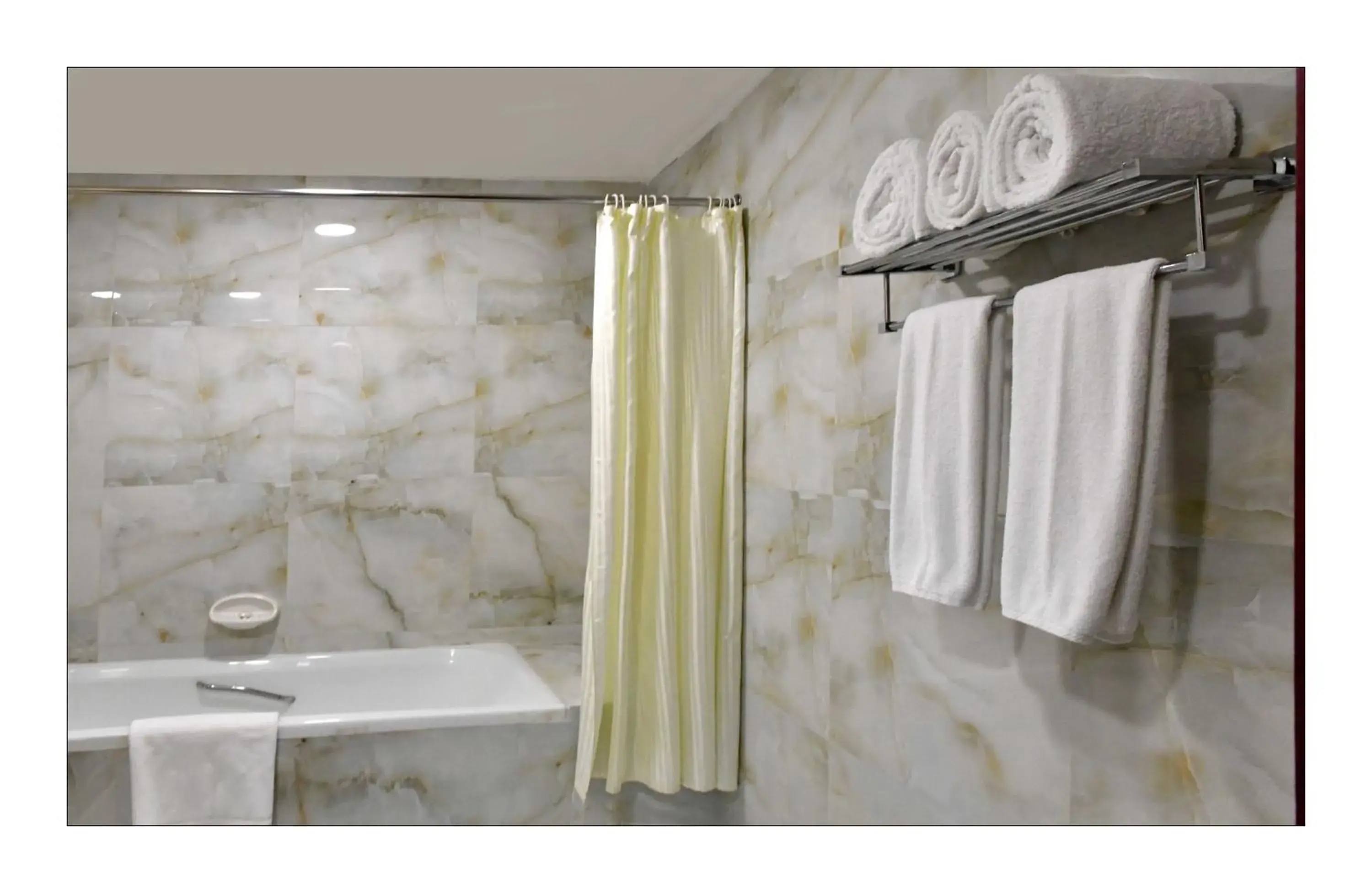 Bathroom in Gulf Gate Hotel Bathroom in Gulf Gate Hotel