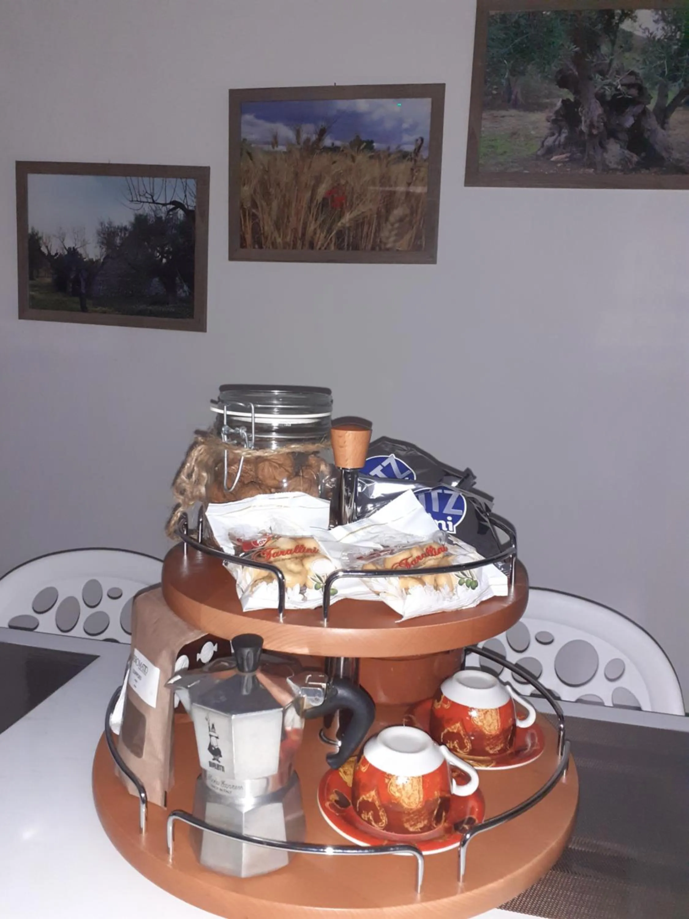 Food and drinks in B&By in viaggio