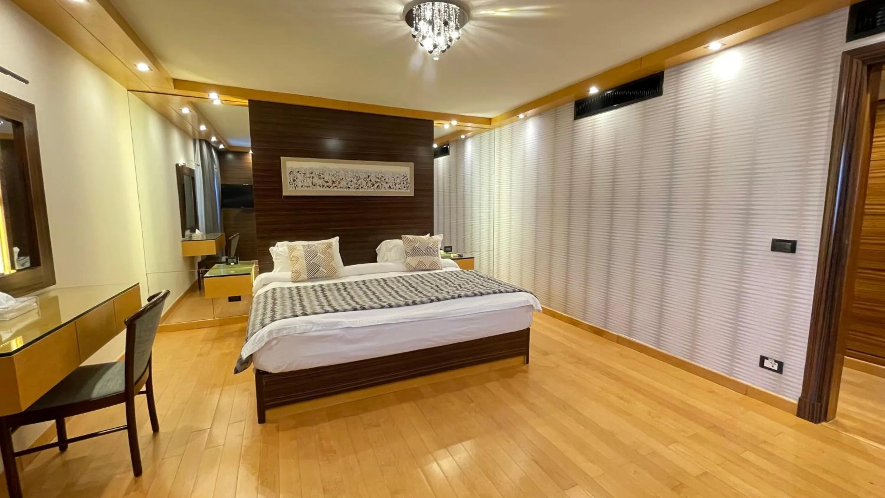 Bed in Lahoya Suites