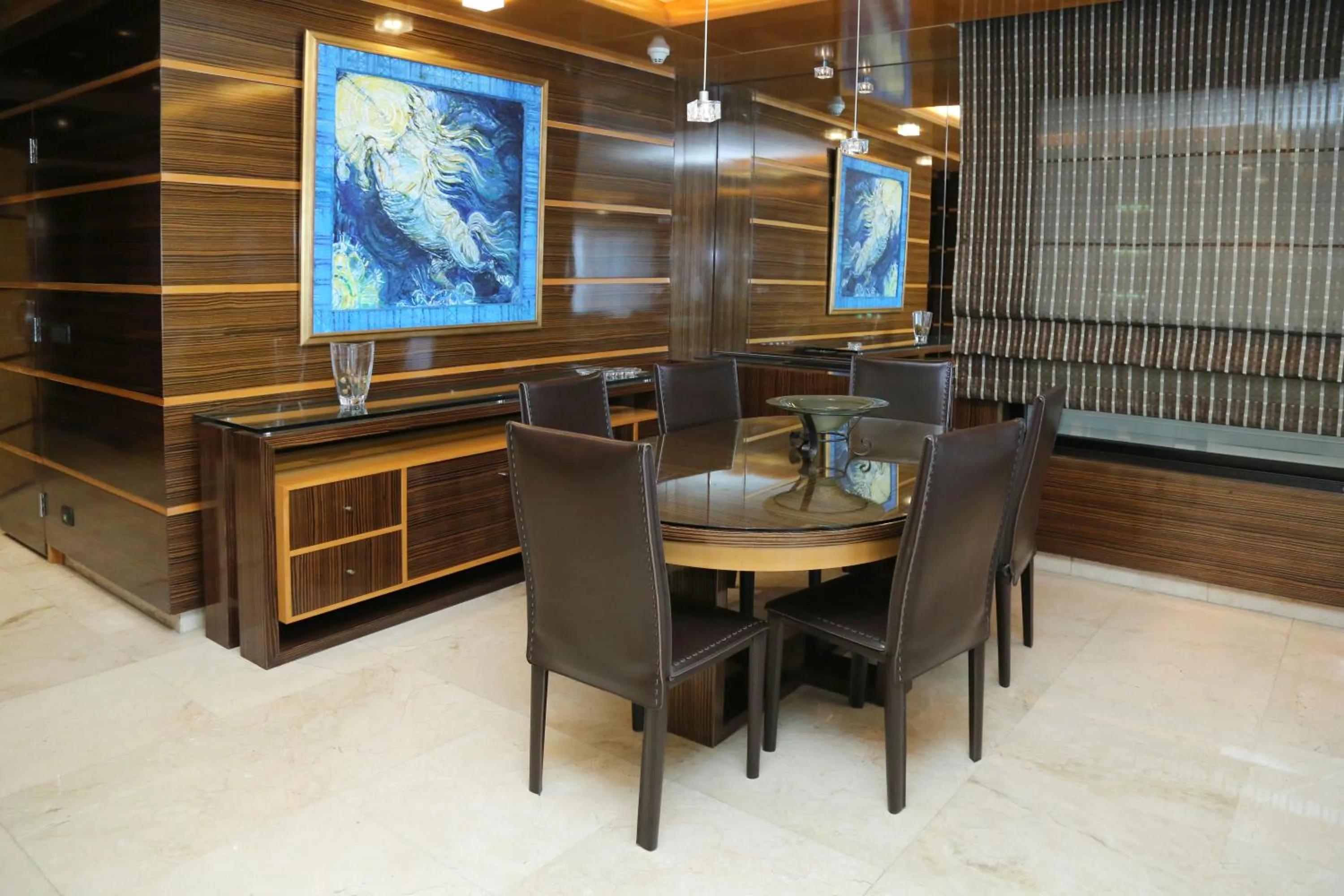 Dining area in Lahoya Suites