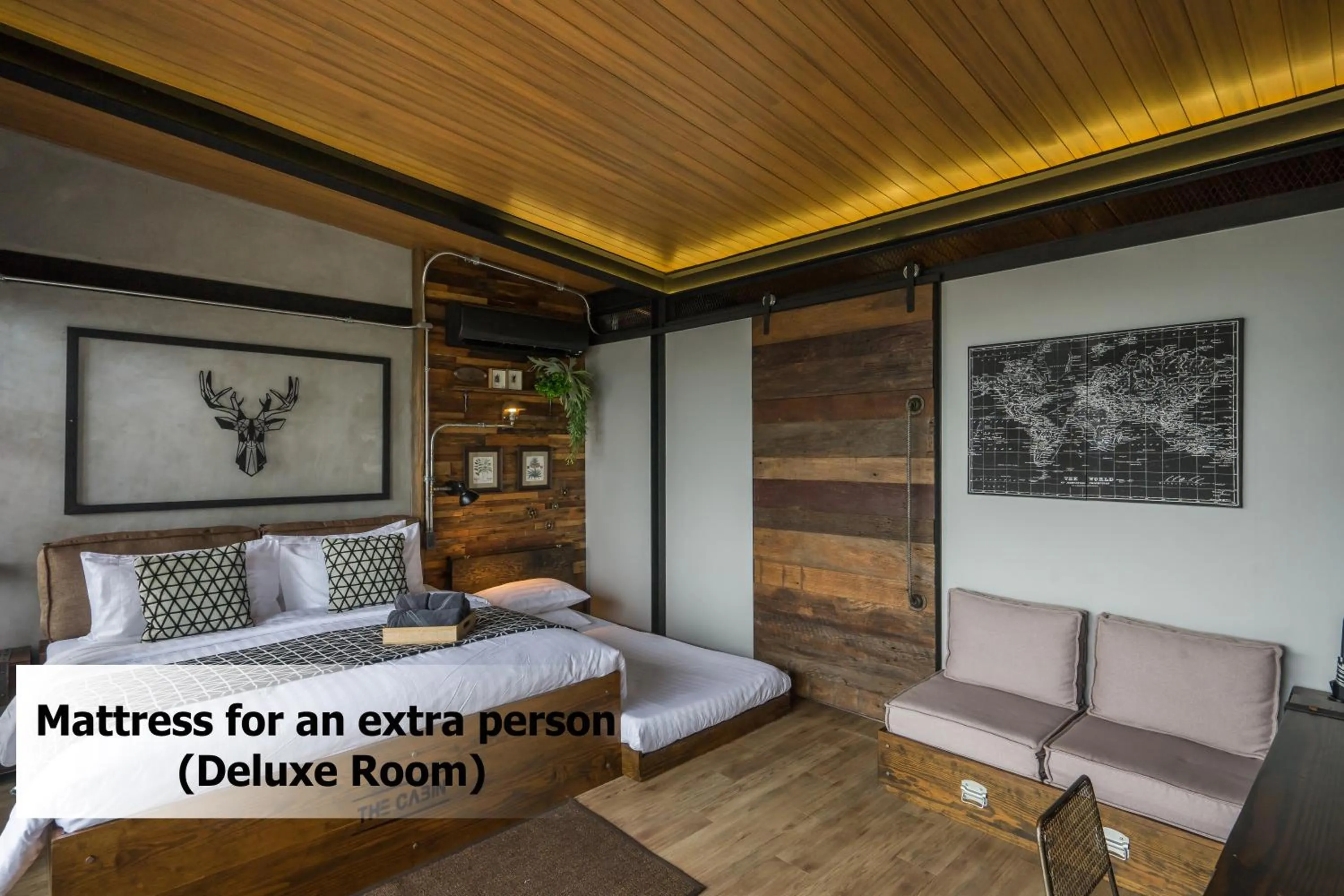 Bed in The Cabin Beach Resort