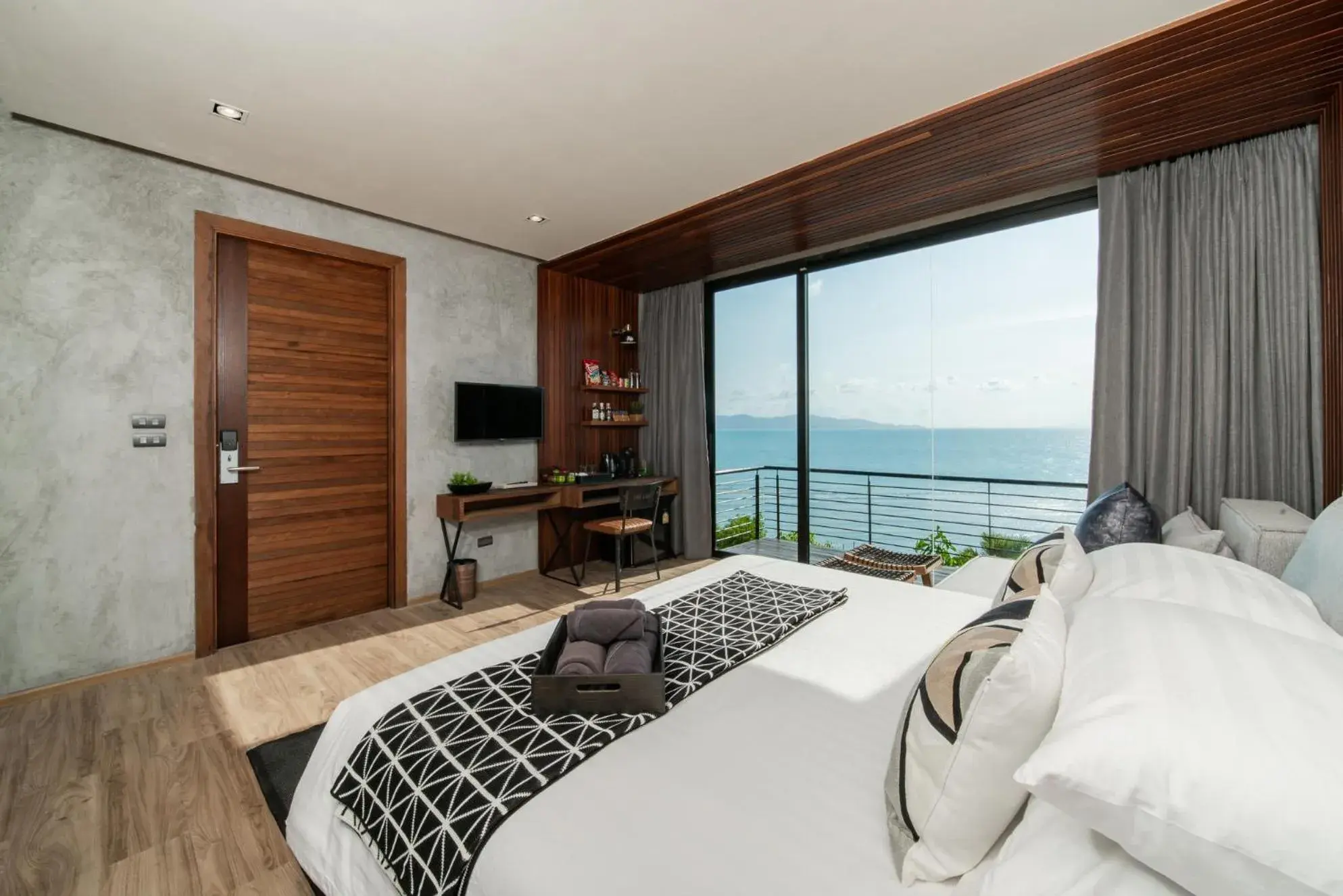 Sea view, Bed in The Cabin Beach Resort Sea view, Bed in The Cabin Beach Resort
