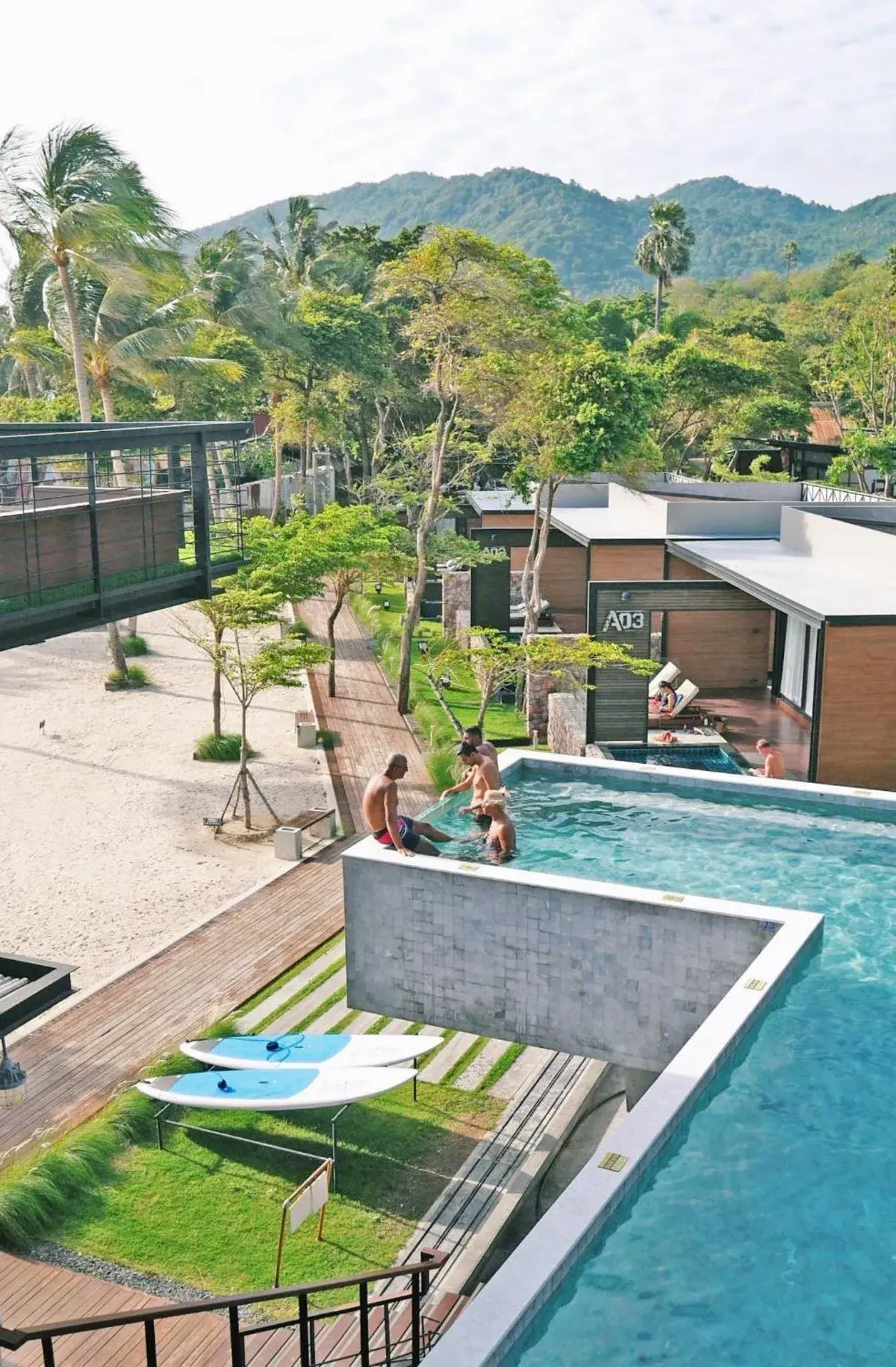 Swimming pool in The Cabin Beach Resort Swimming pool in The Cabin Beach Resort