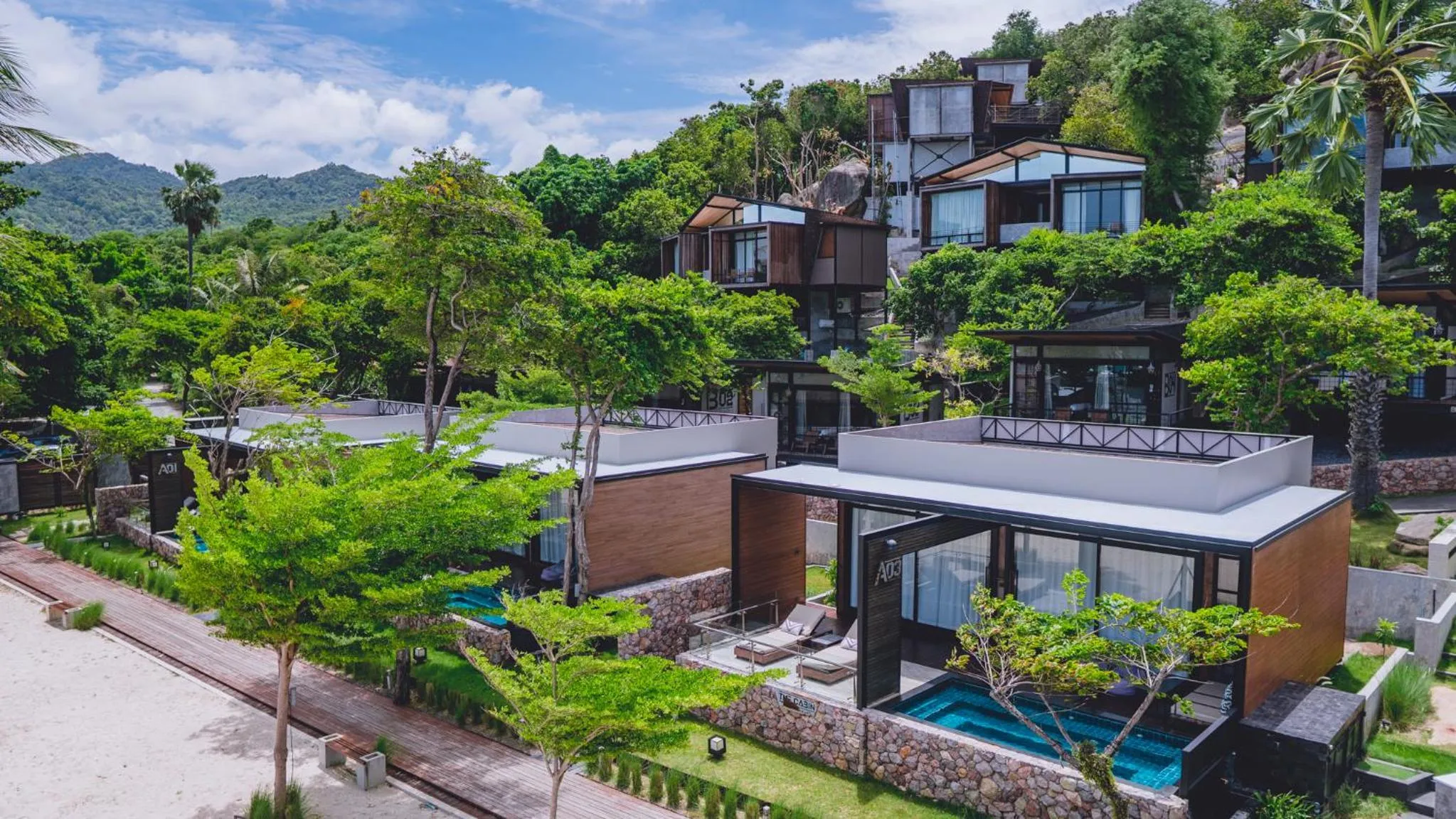 People in The Cabin Beach Resort