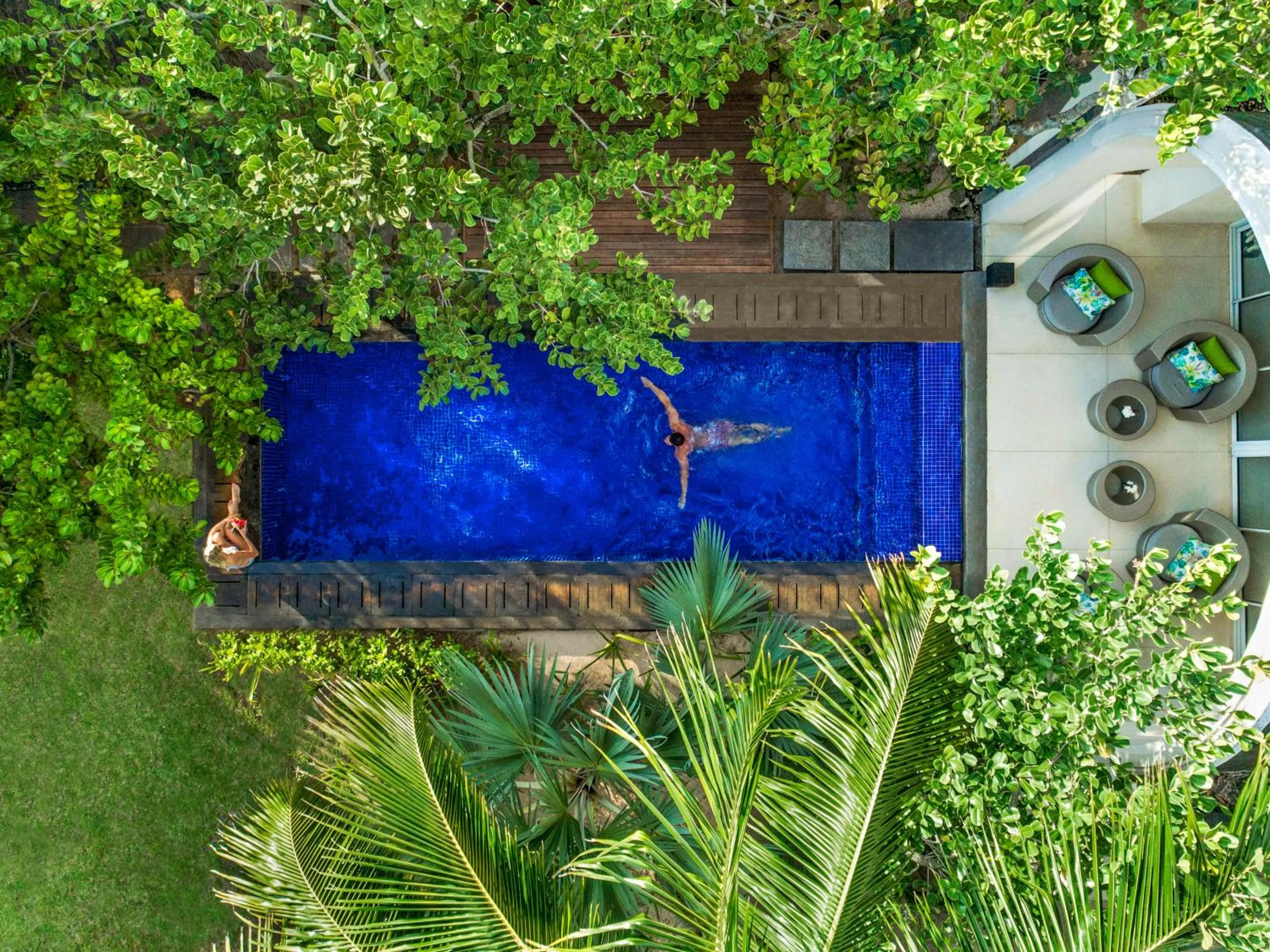 Pool view in SO/ Sofitel Mauritius