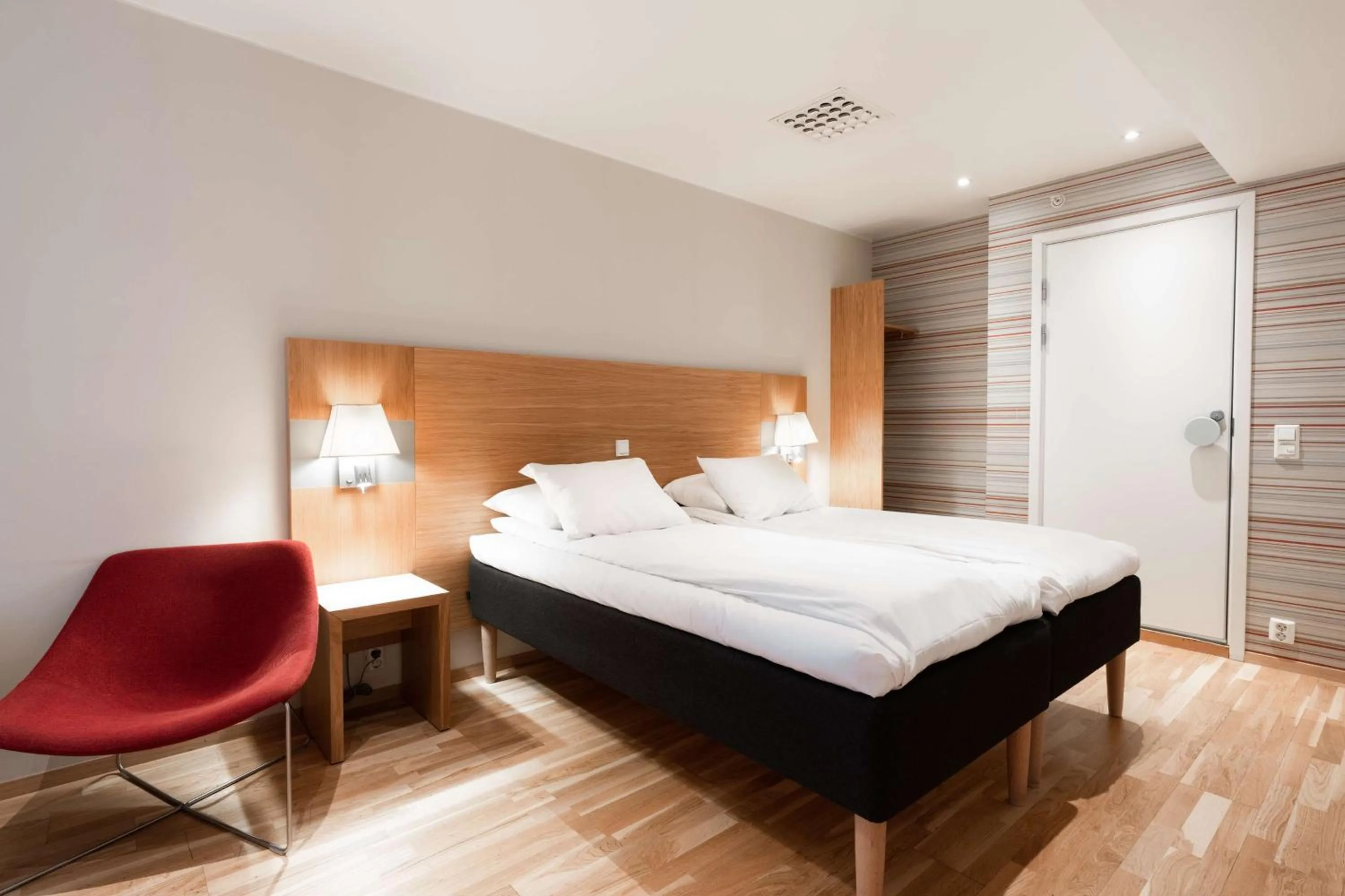 Bedroom, Bed in Scandic Byparken