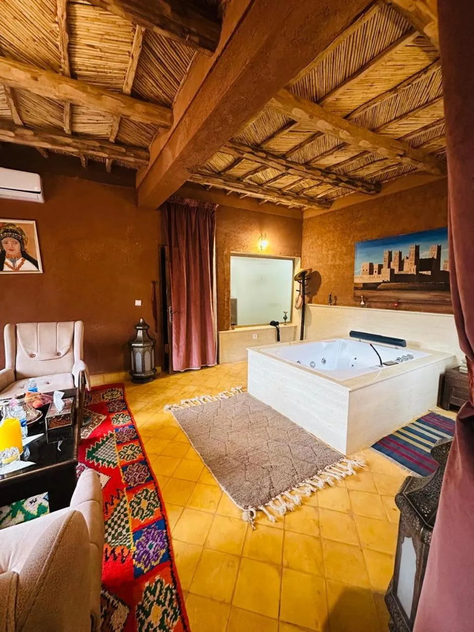 Bed in Ouednoujoum Ecolodge & Spa