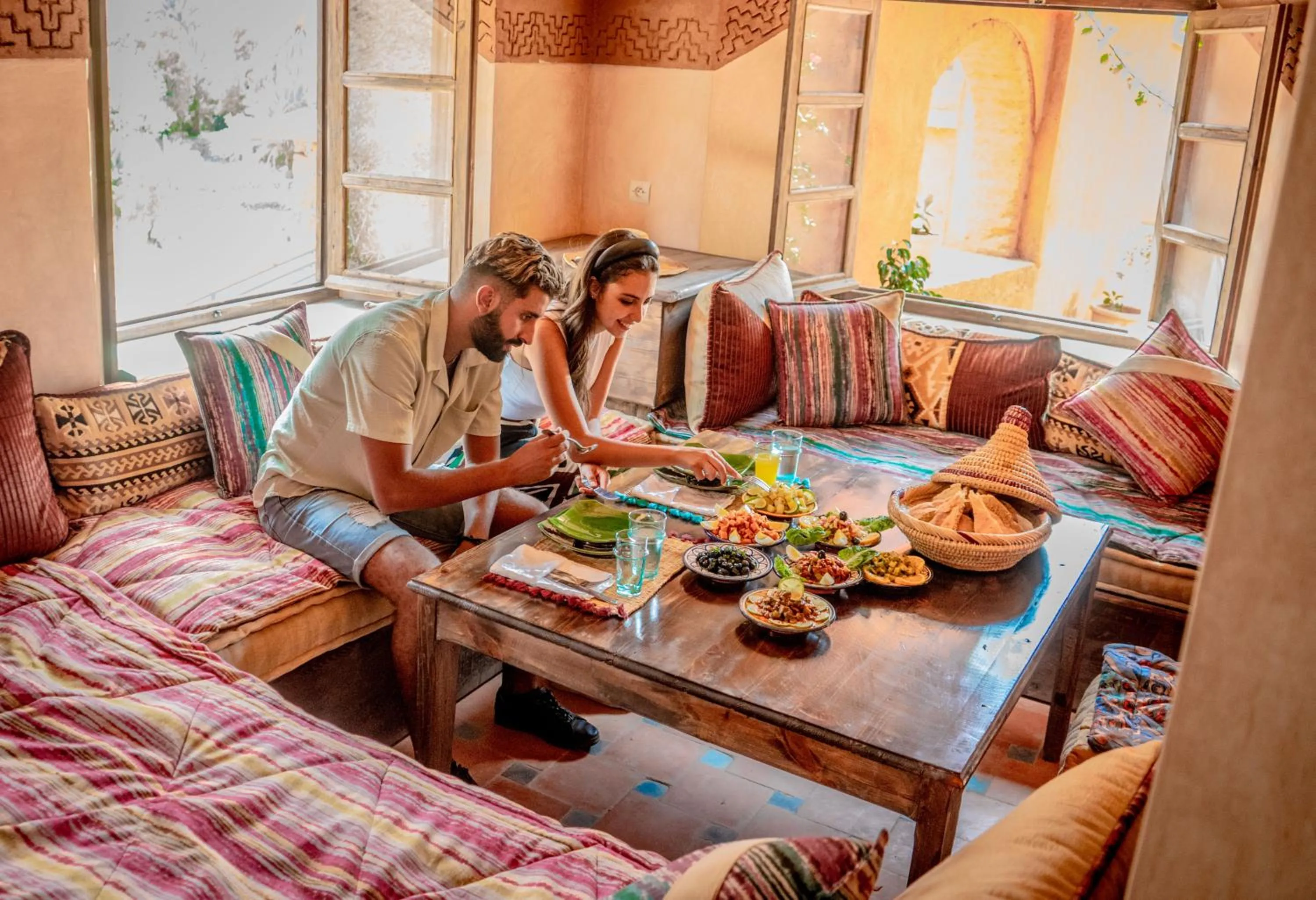 Restaurant/places to eat in Ouednoujoum Ecolodge & Spa