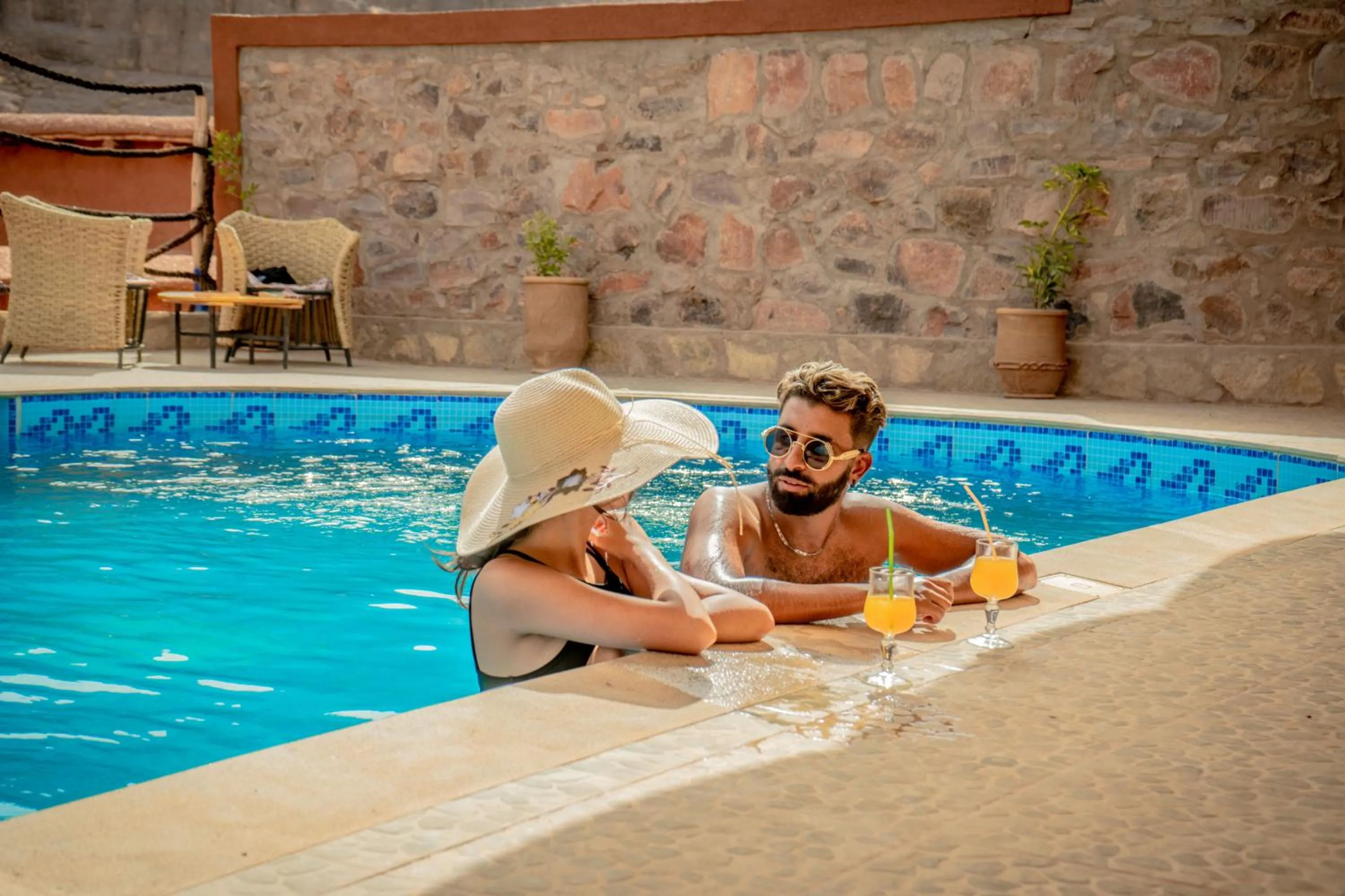 Swimming pool in Ouednoujoum Ecolodge & Spa