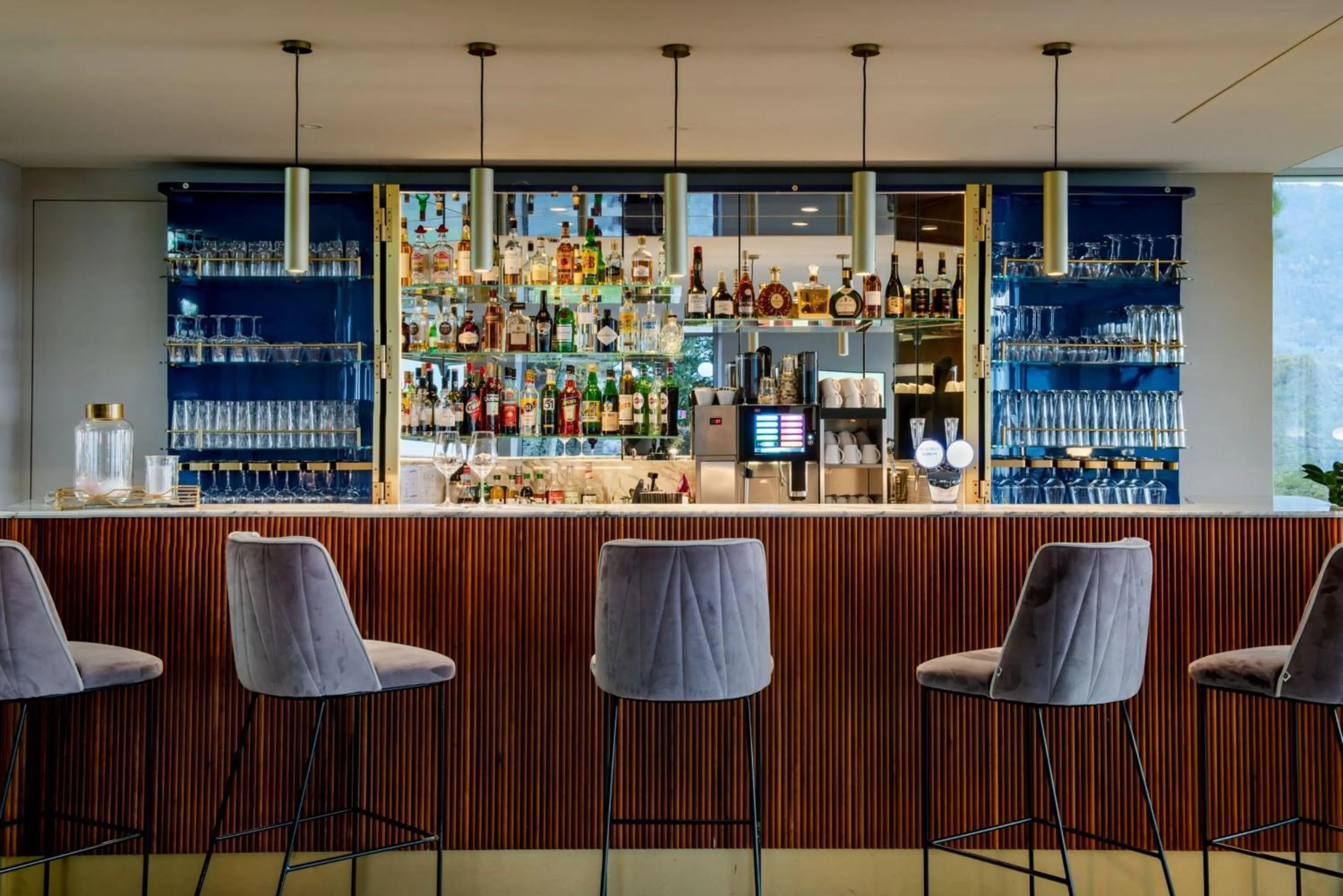 Lounge or bar in Hotel du Léman - Jongny