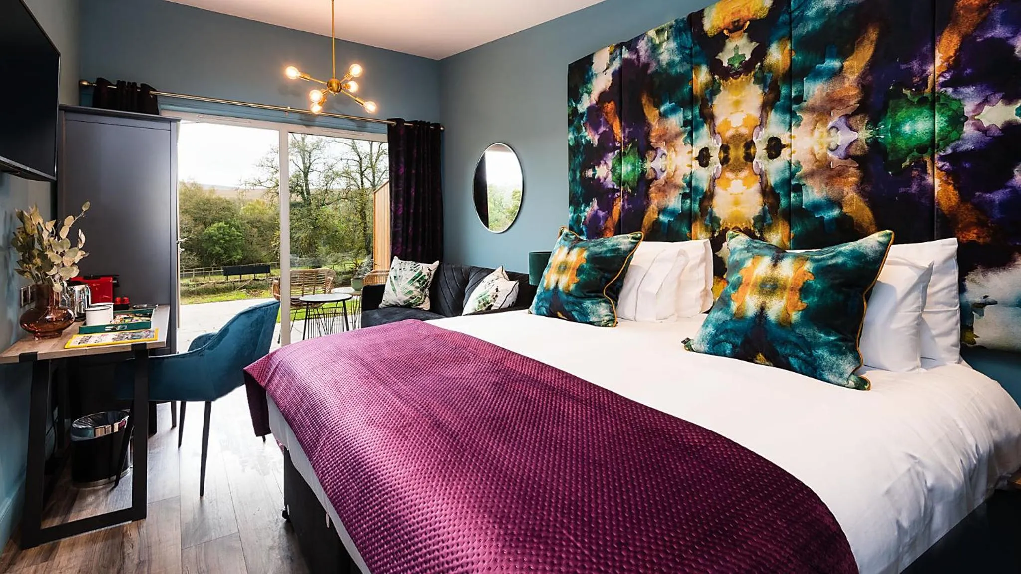 Bed in The Old Manse of Blair, Boutique Hotel & Restaurant