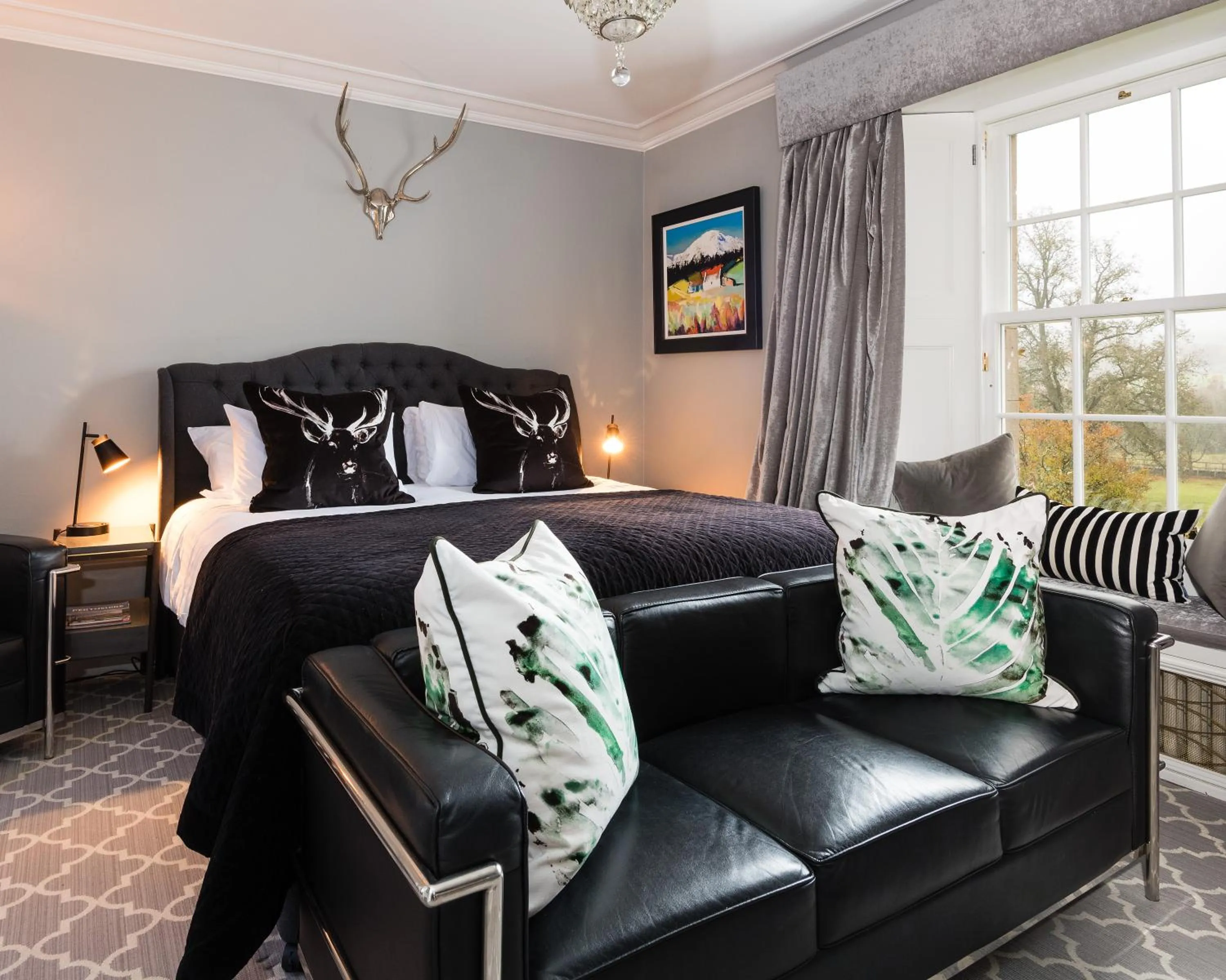 Bed in The Old Manse of Blair, Boutique Hotel & Restaurant