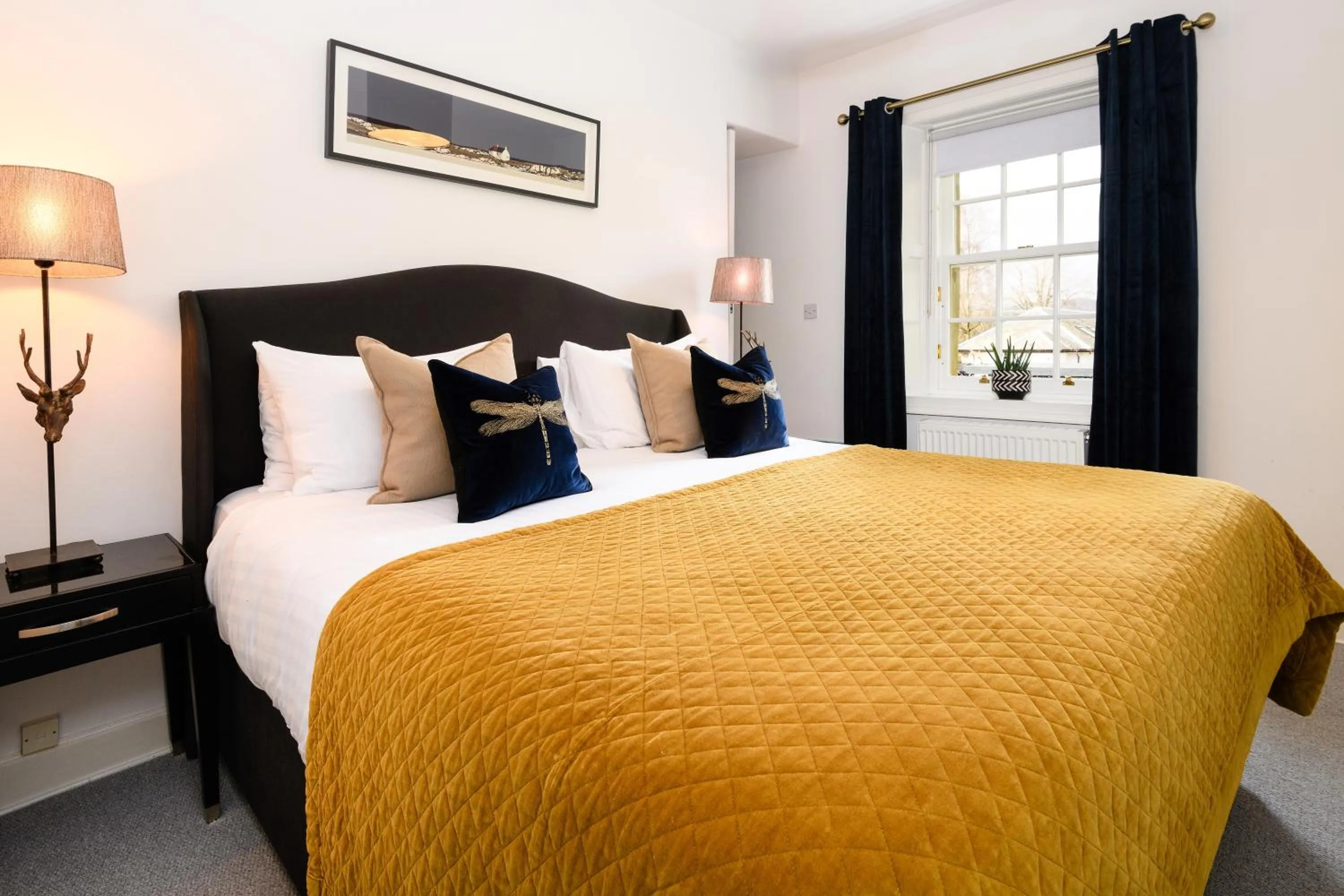 Bed in The Old Manse of Blair, Boutique Hotel & Restaurant