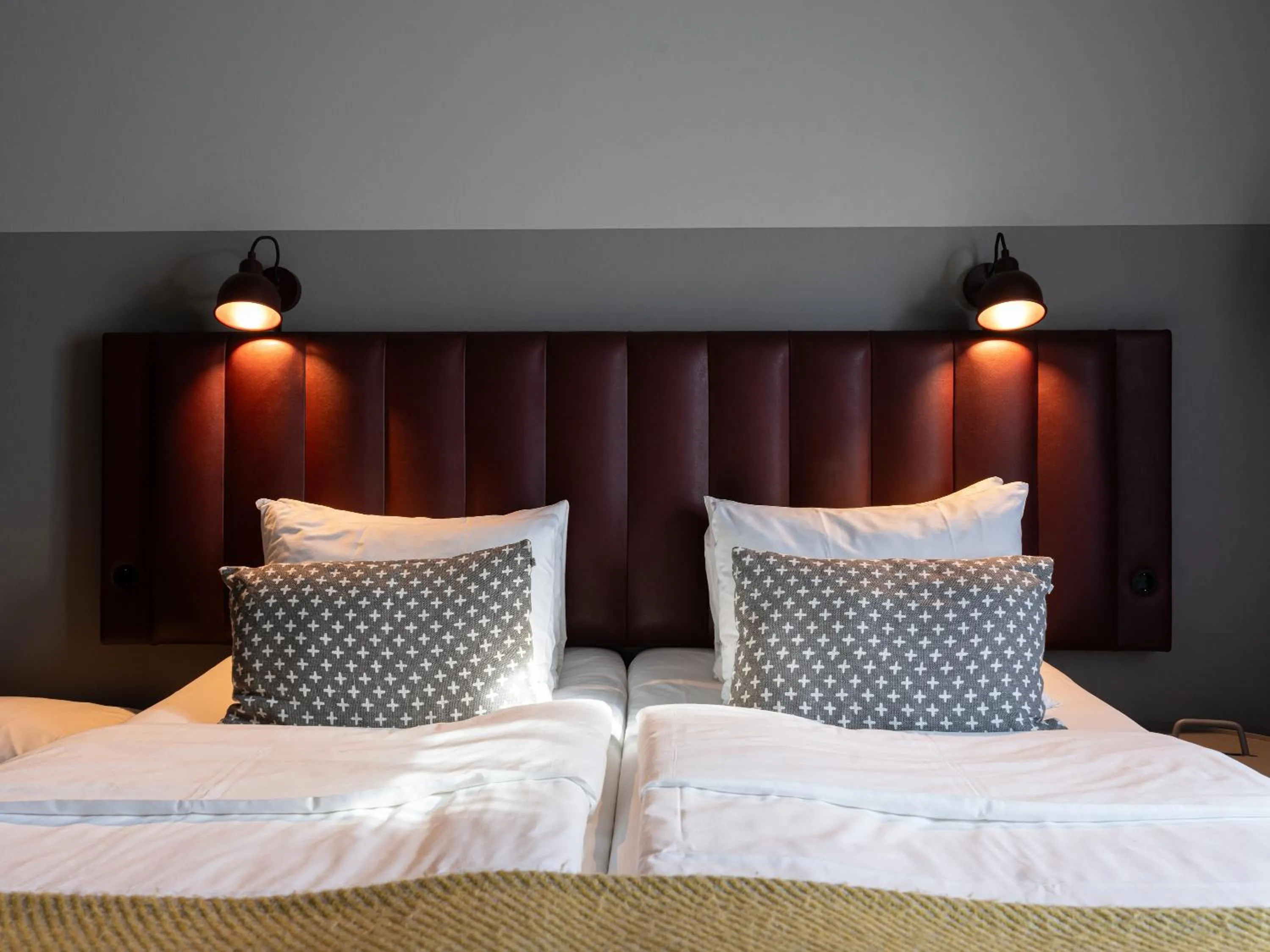 Bed in Elite City Hotel, Örebro