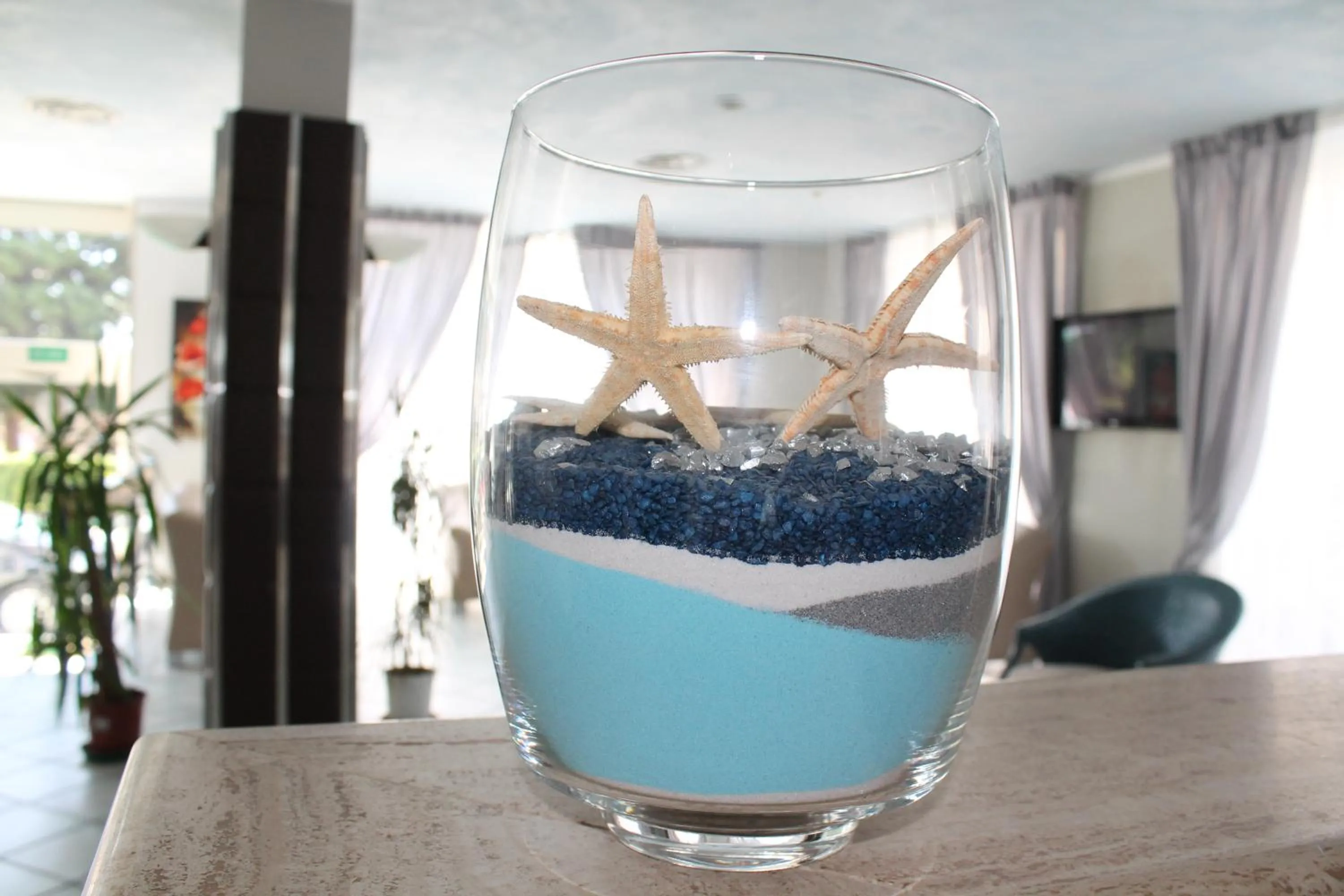 Decorative detail in Hotel Mediterraneo