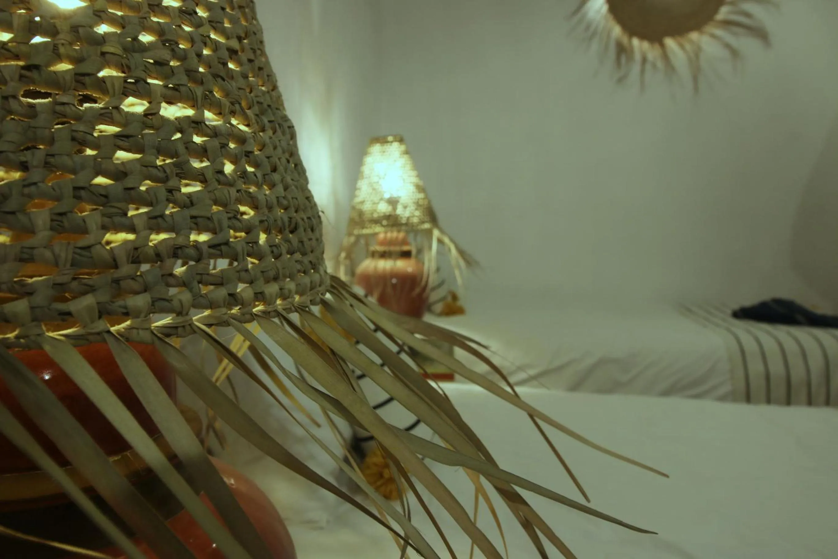 Decorative detail, Bed in Riad Dar Zayna