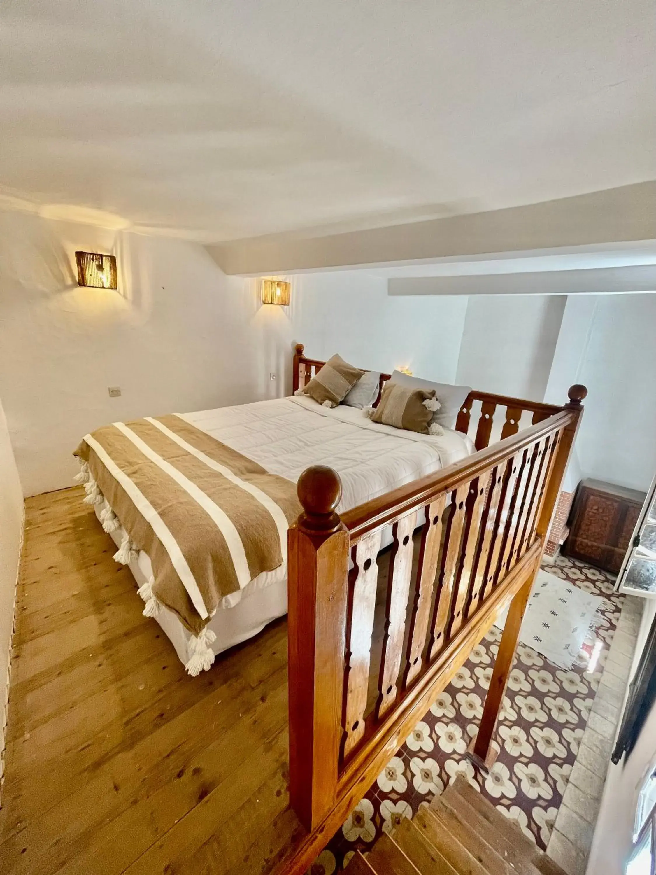 Bed in Riad Dar Zayna Bed in Riad Dar Zayna