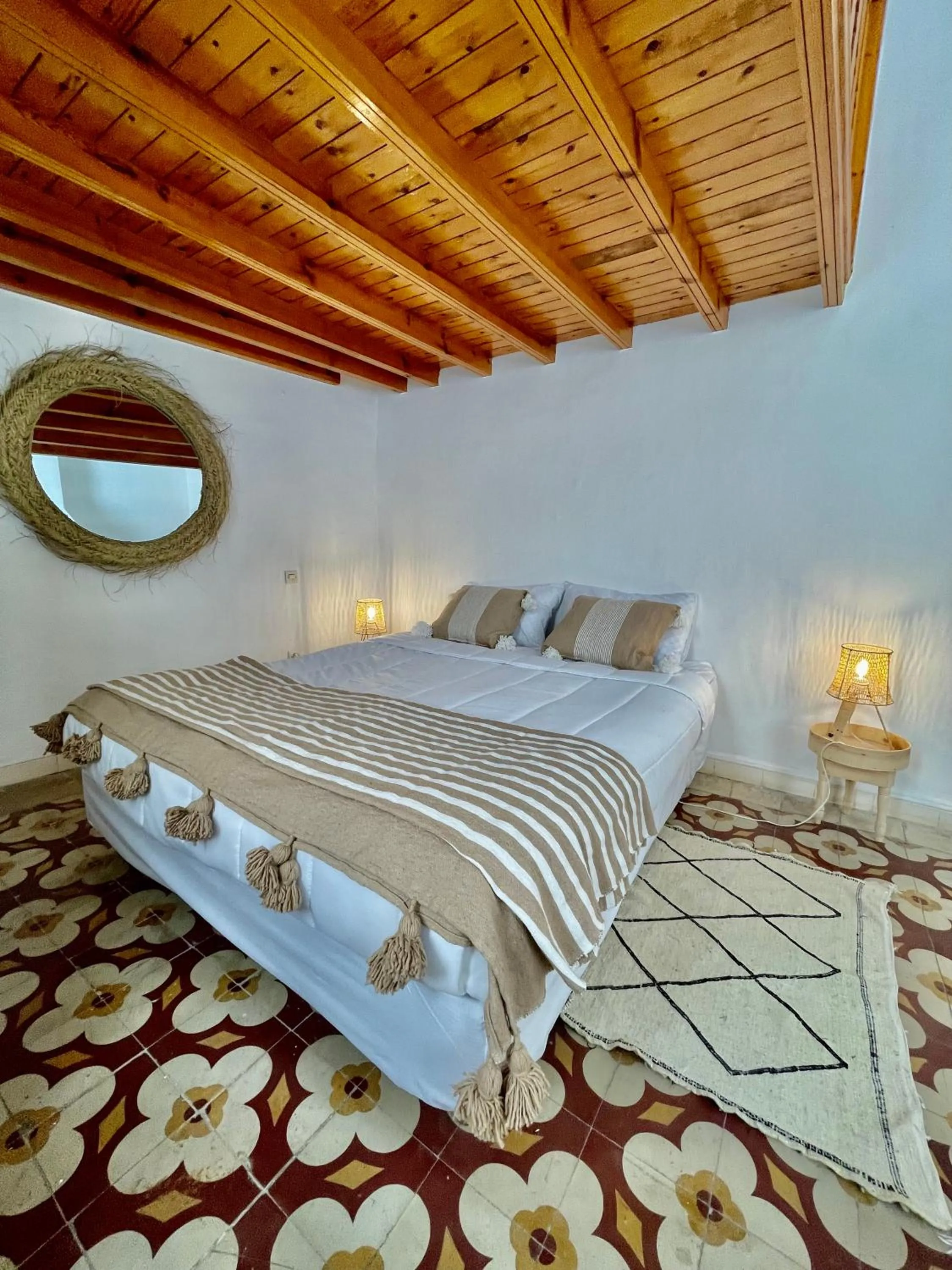 Bed in Riad Dar Zayna
