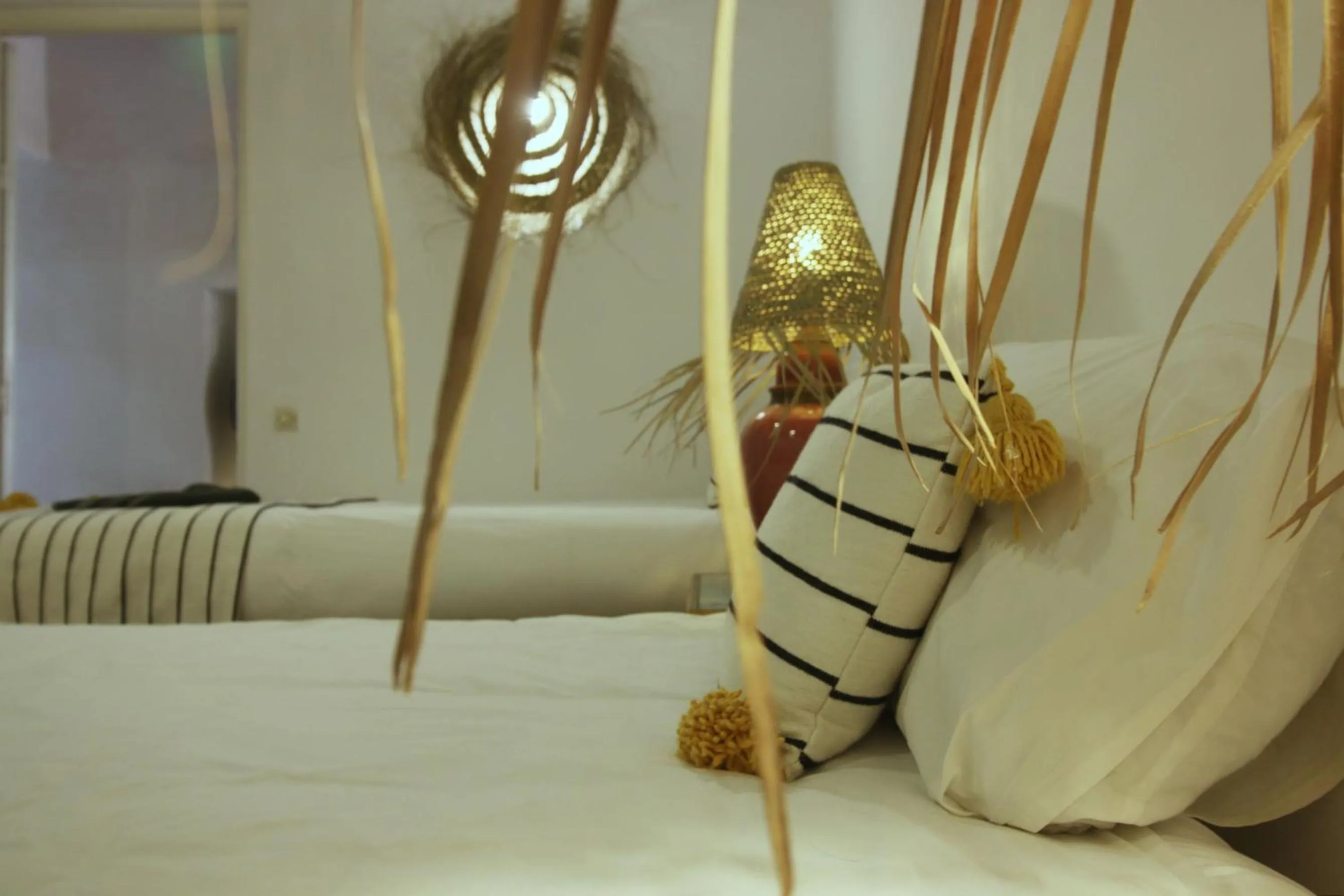 Decorative detail, Bed in Riad Dar Zayna