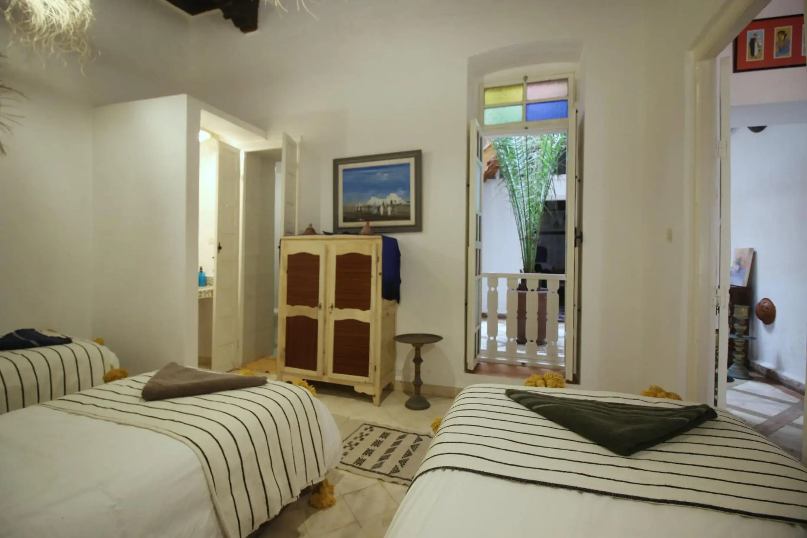 View (from property/room), Bed in Riad Dar Zayna View (from property/room), Bed in Riad Dar Zayna