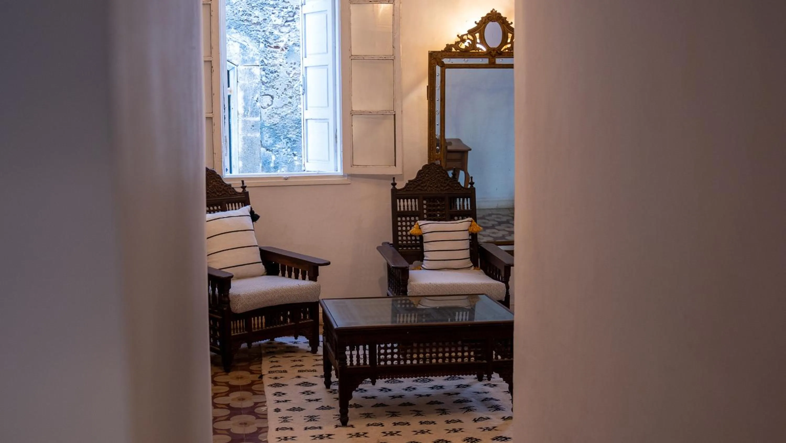 Seating area in Riad Dar Zayna