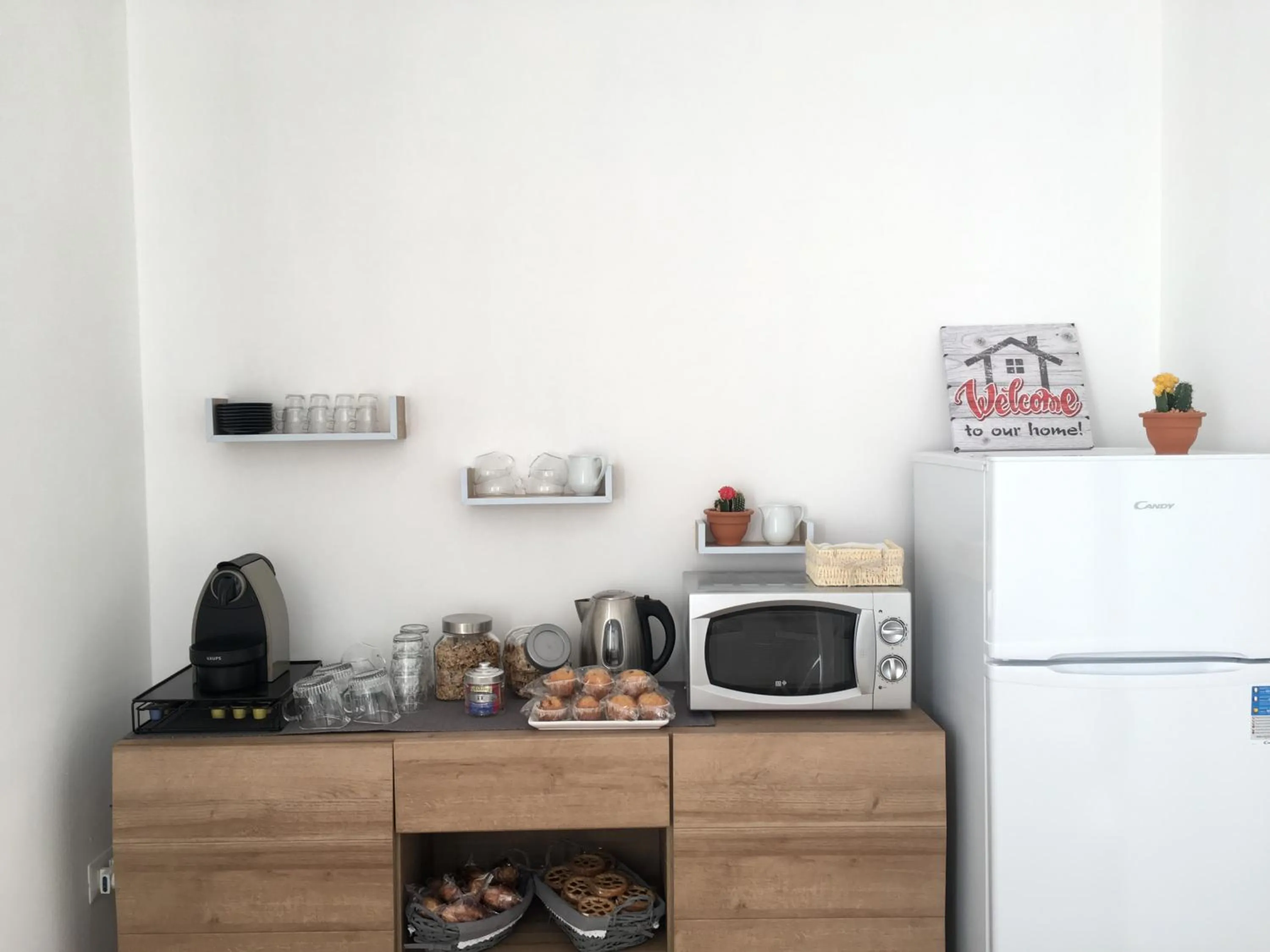 Coffee/tea facilities in B&B La finestra sul porto