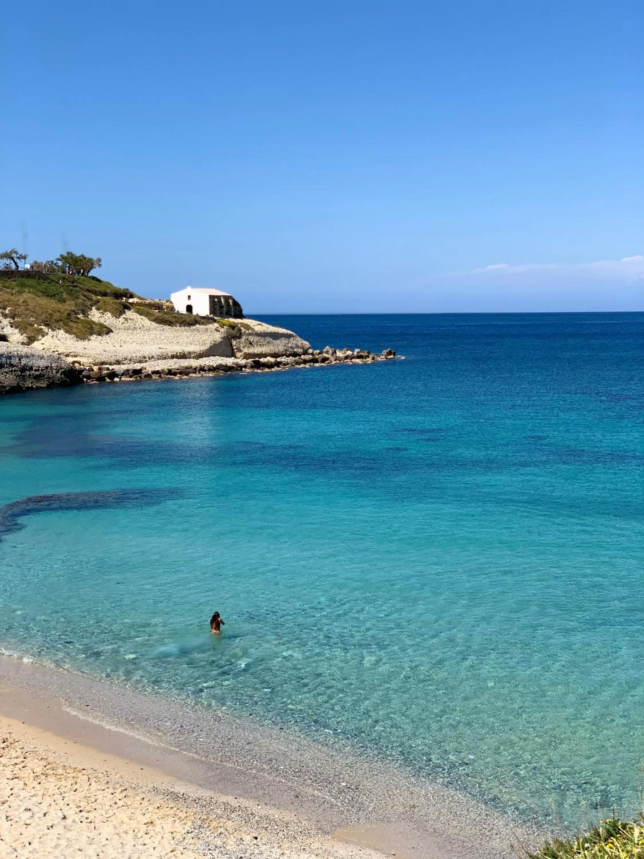Beach in B&B La finestra sul porto