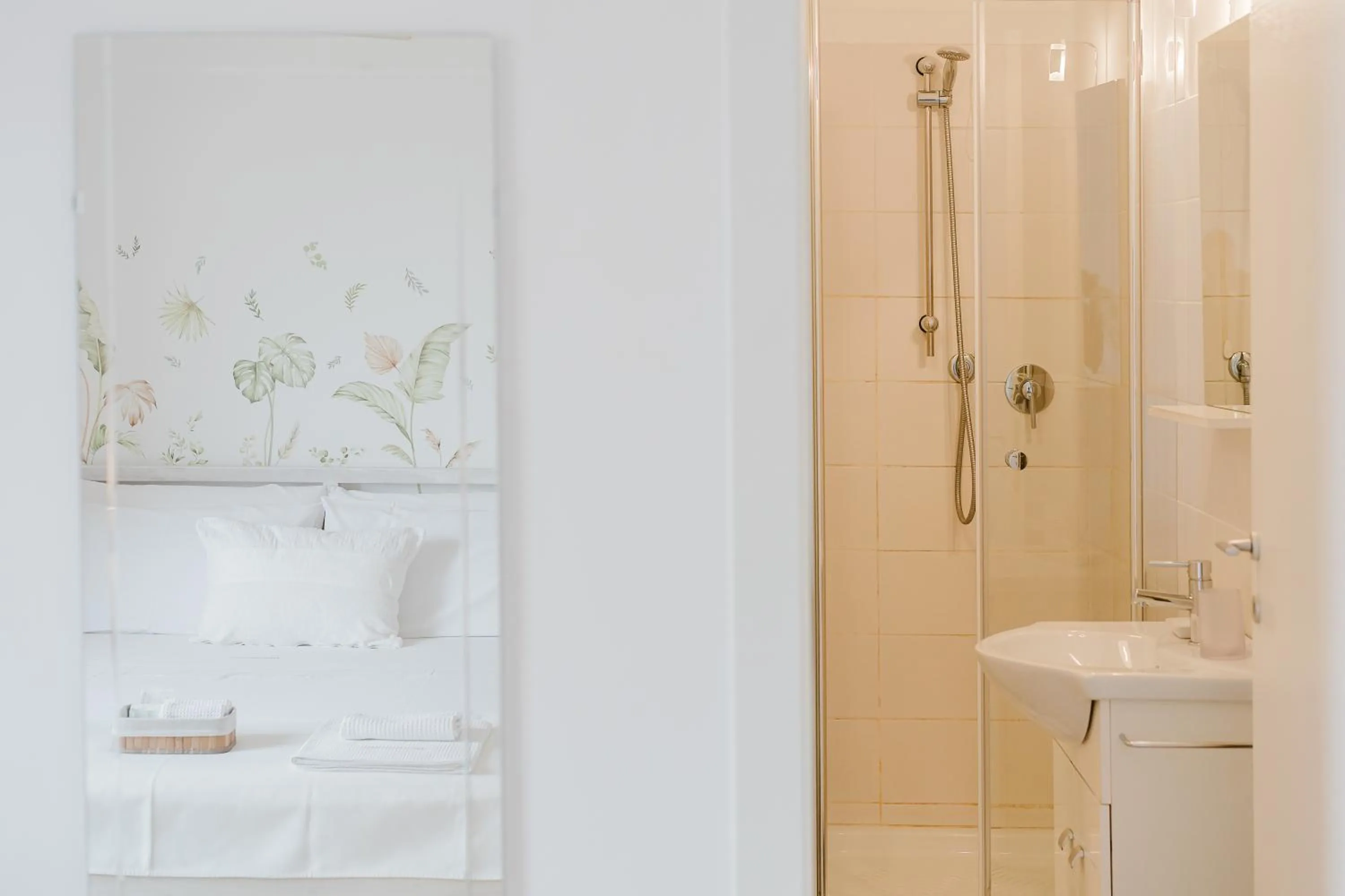 towels in B&B La finestra sul porto